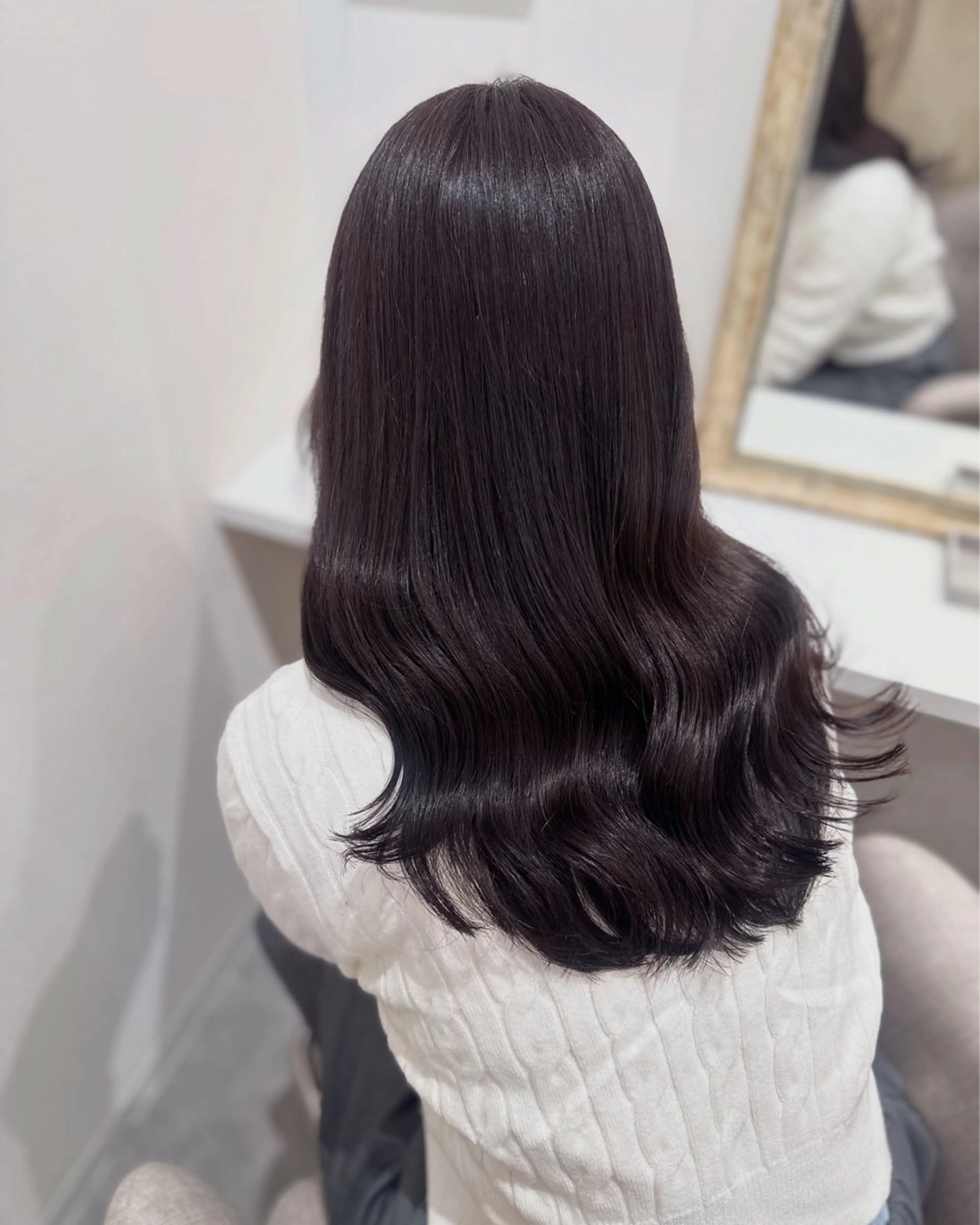 ロング カラー Rinka/梅田/ 透け感カラー🤎のヘアスタイル