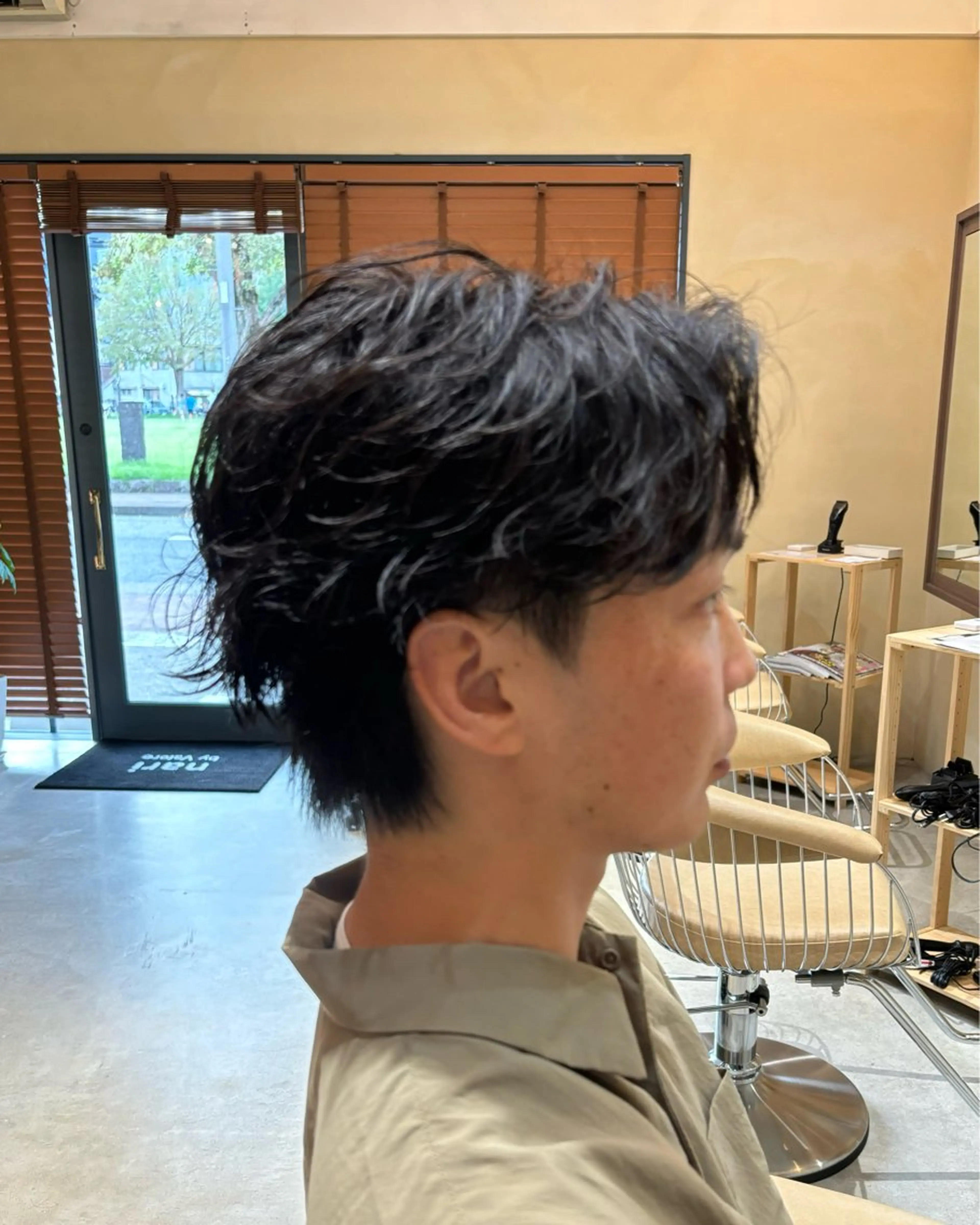 ショート メンズ カット パーマ 鹿児島 TSUBASAのヘアスタイル