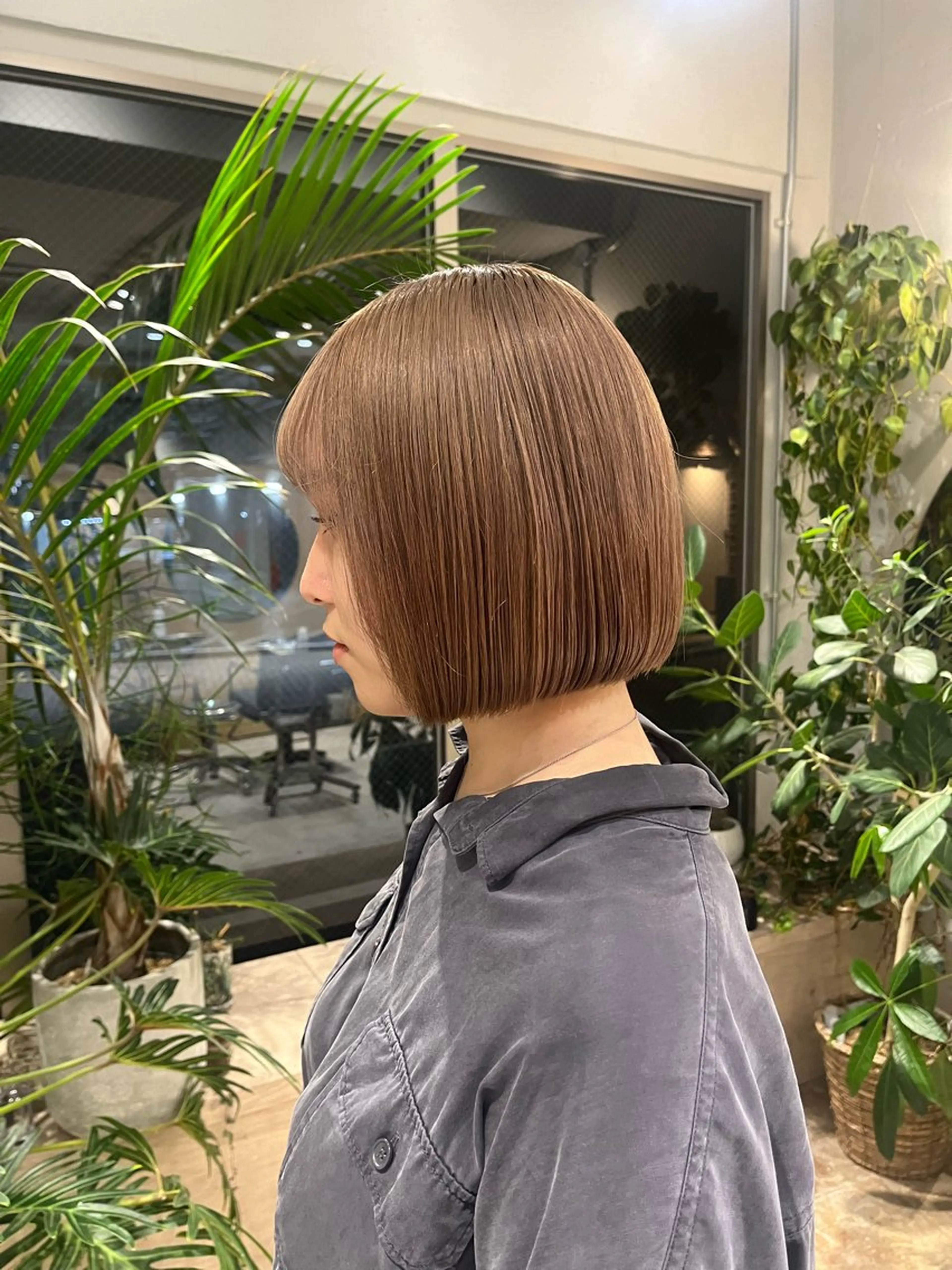 ショート カラー 🦖ミニボブ/ボブ /MOEKA🦕のヘアスタイル