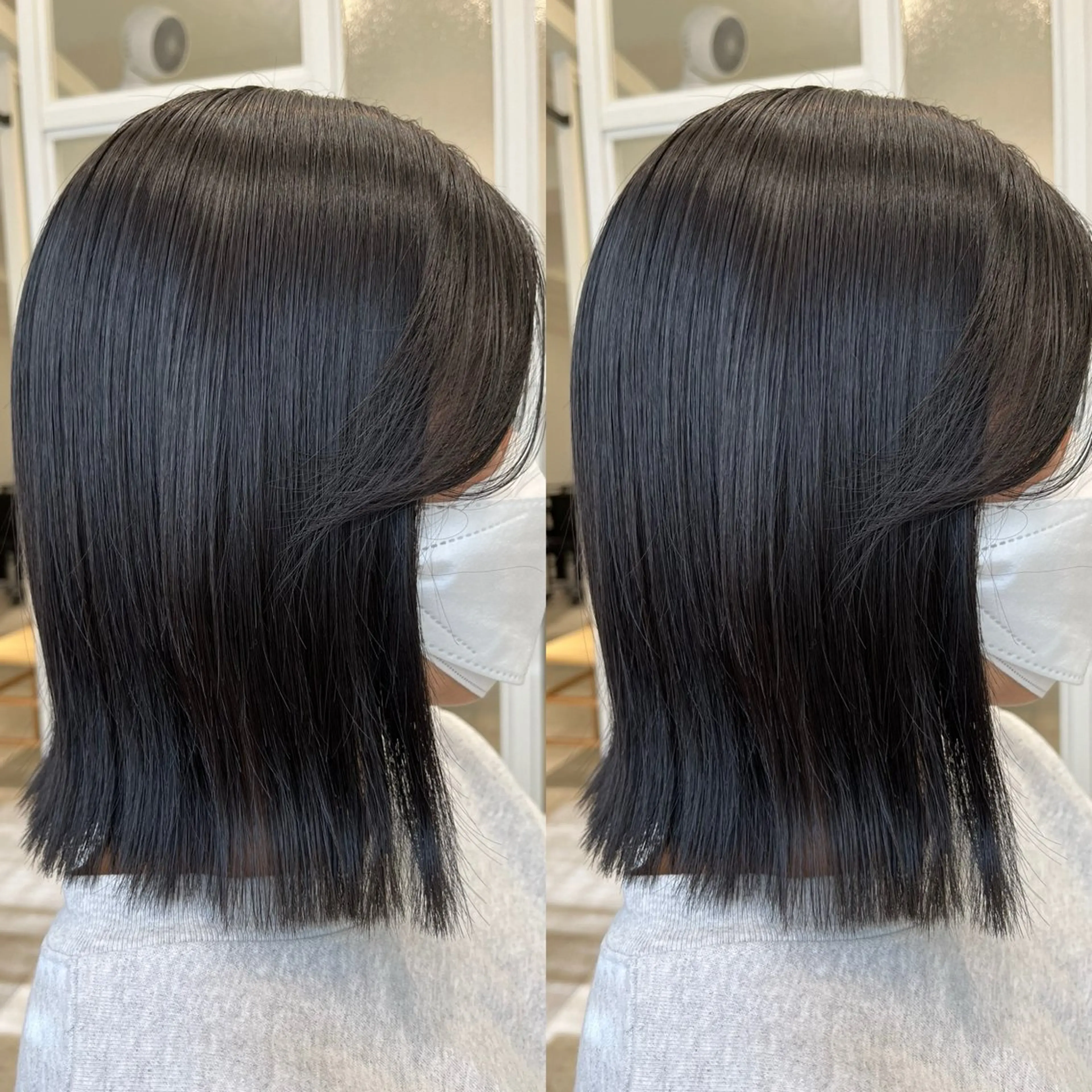 ミディアム 全席個室美容室 縮毛矯正/レイヤーのヘアスタイル