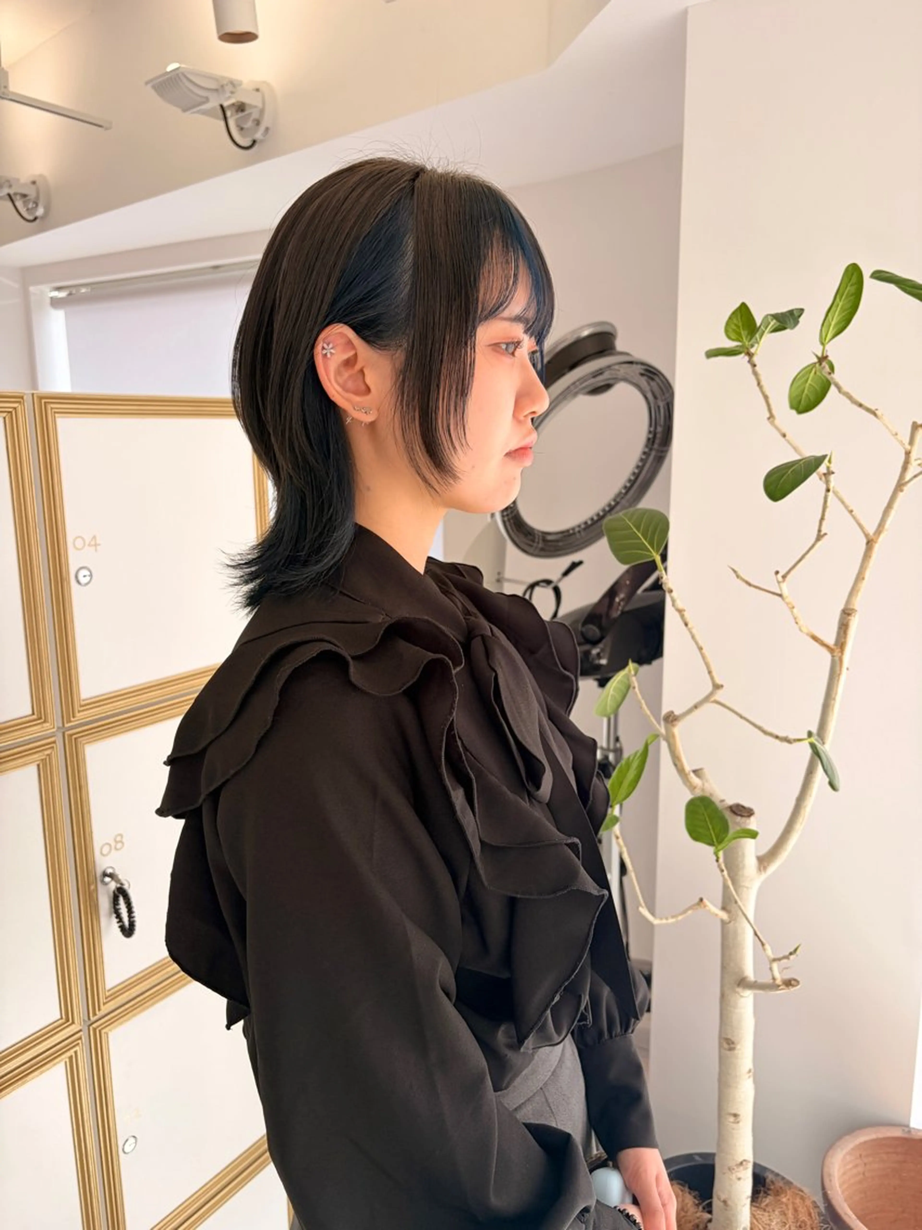 セミロング カット ヘアカラー 🍓似合わせカット× パーマ／矢木🍓のヘアスタイル