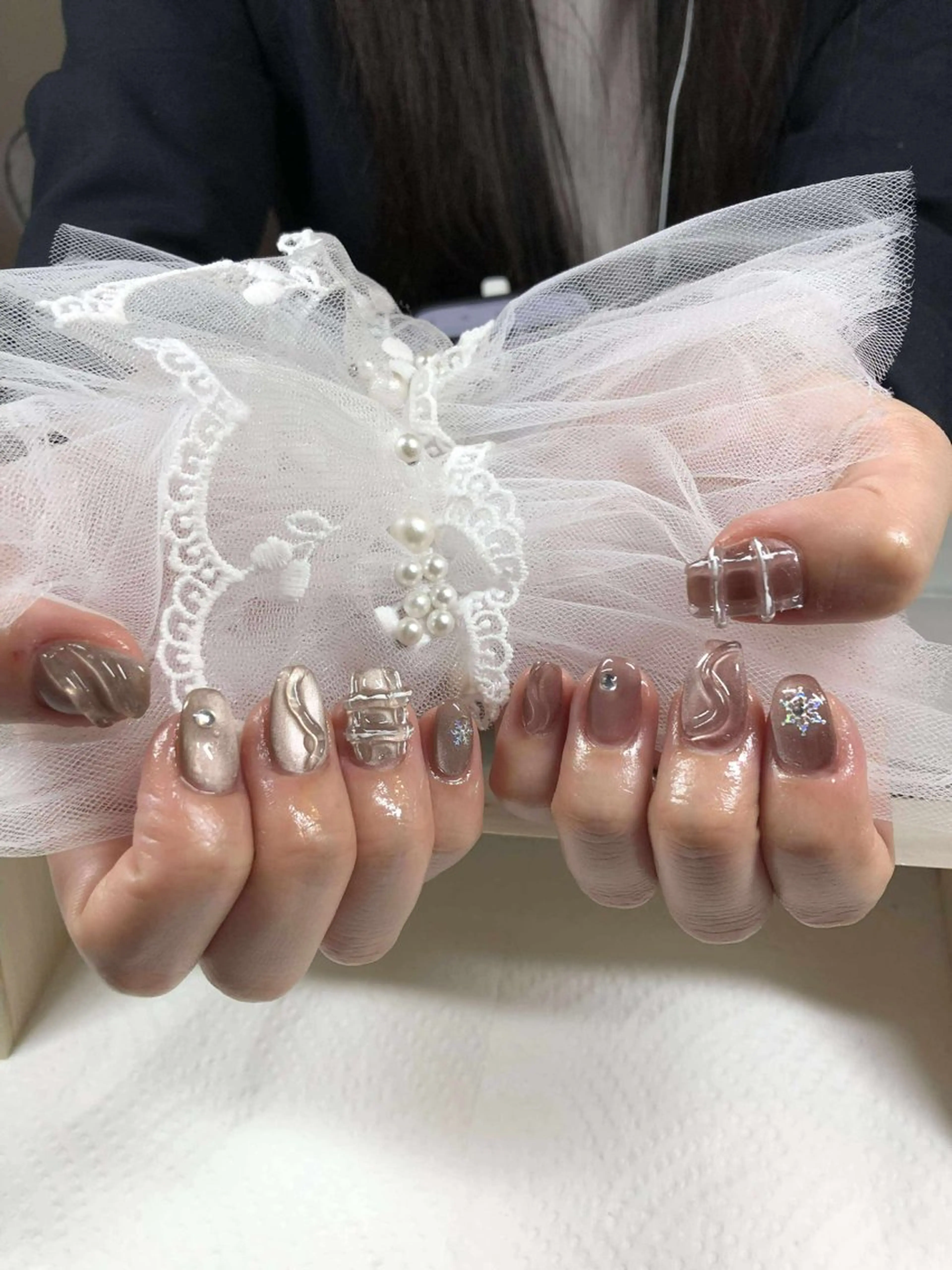 ミディアム カラー YING Nail🐶のネイルデザイン