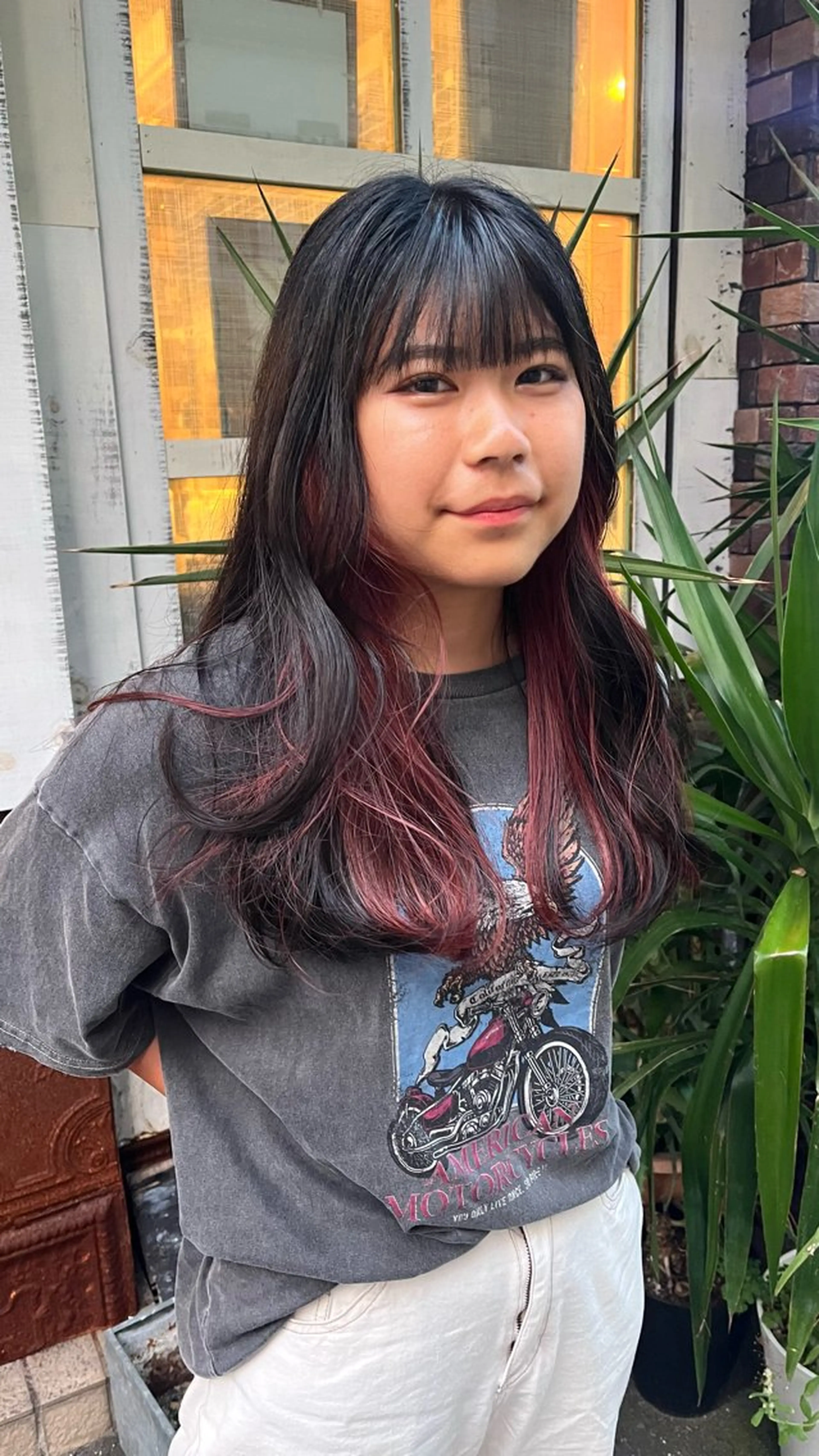 ロング saru所属・大西 柚羽のヘアスタイル