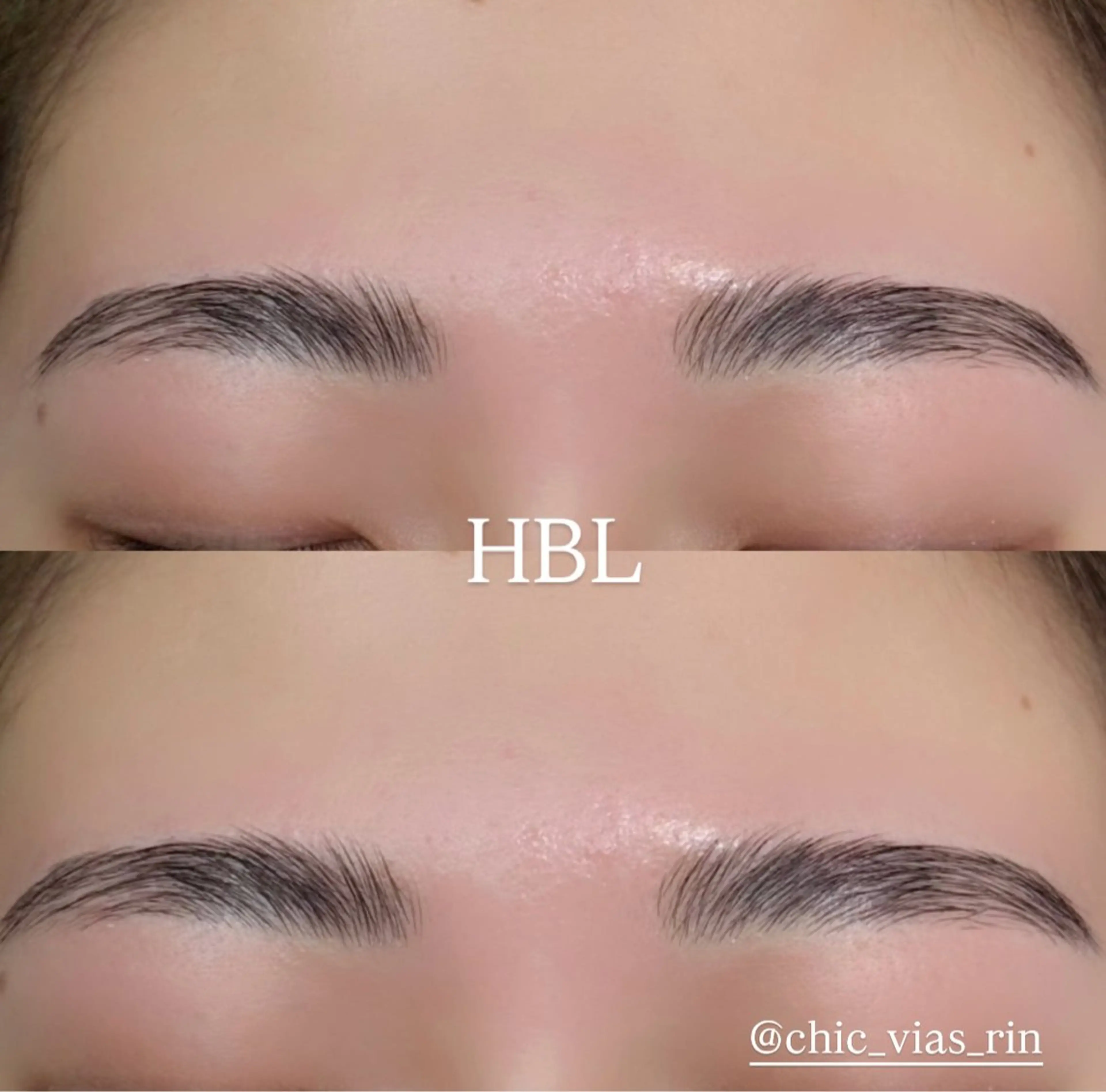 ハリウッドブロウリフト(眉毛流れ矯正、眉Wax、メイク仕上げ✨)＋アイブロウブラシ付きの写真
