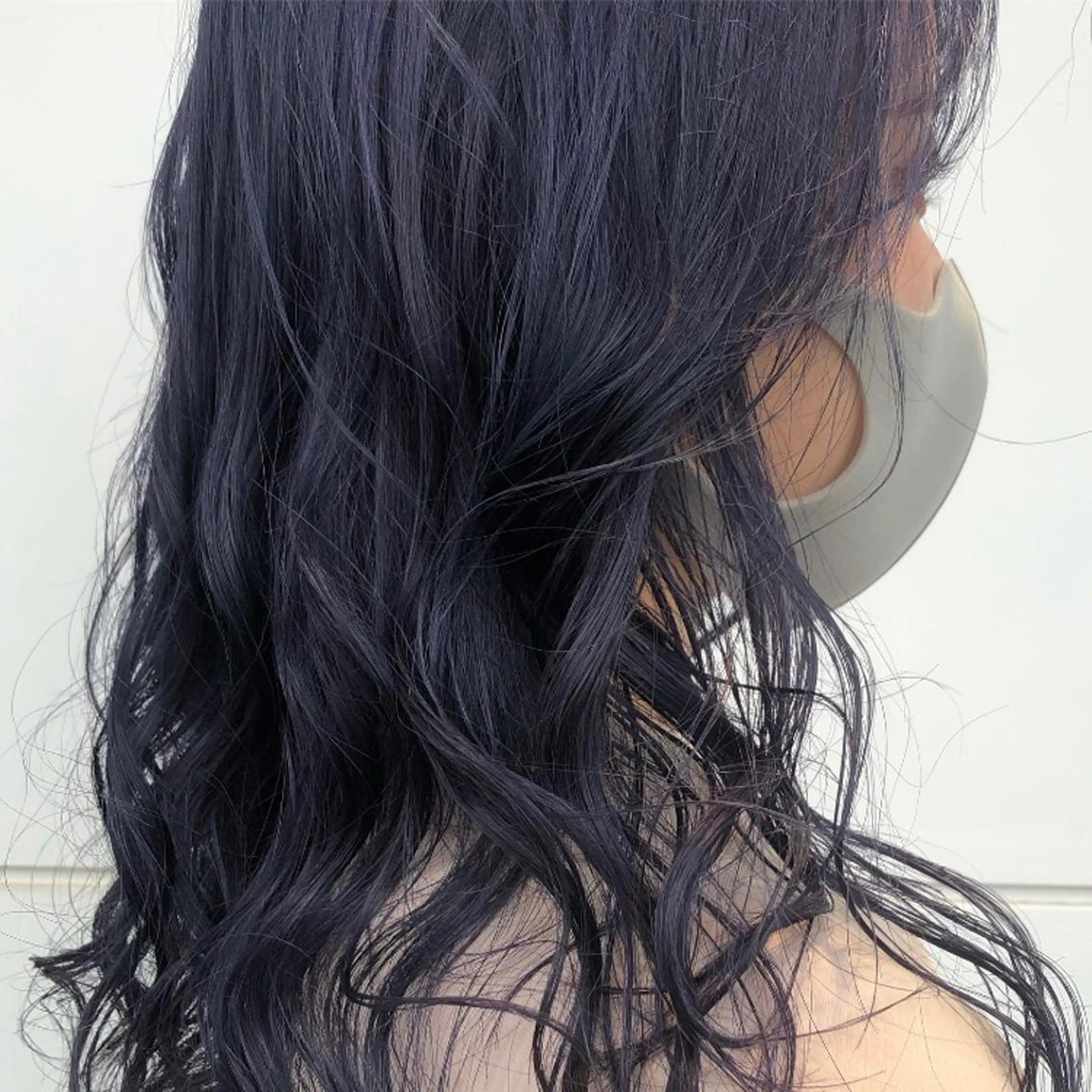 ロング カラー ブリーチ ディープラベンダー ラベンダーカラー ヘアカラー トリートメント カトウ ユウカのヘアスタイル