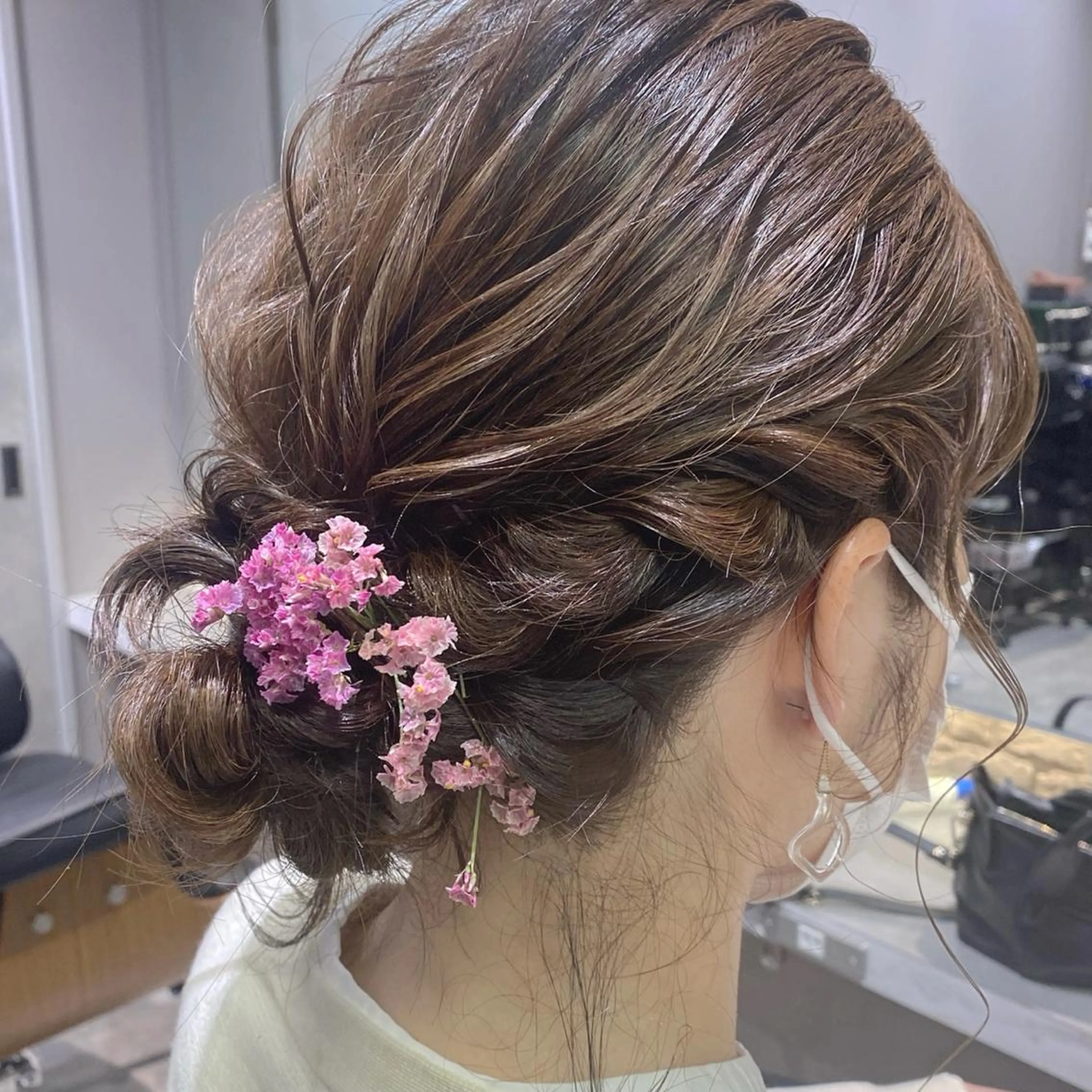 ヘアアレンジ ヘアセット 荒川 ひなの 新川崎のヘアスタイル