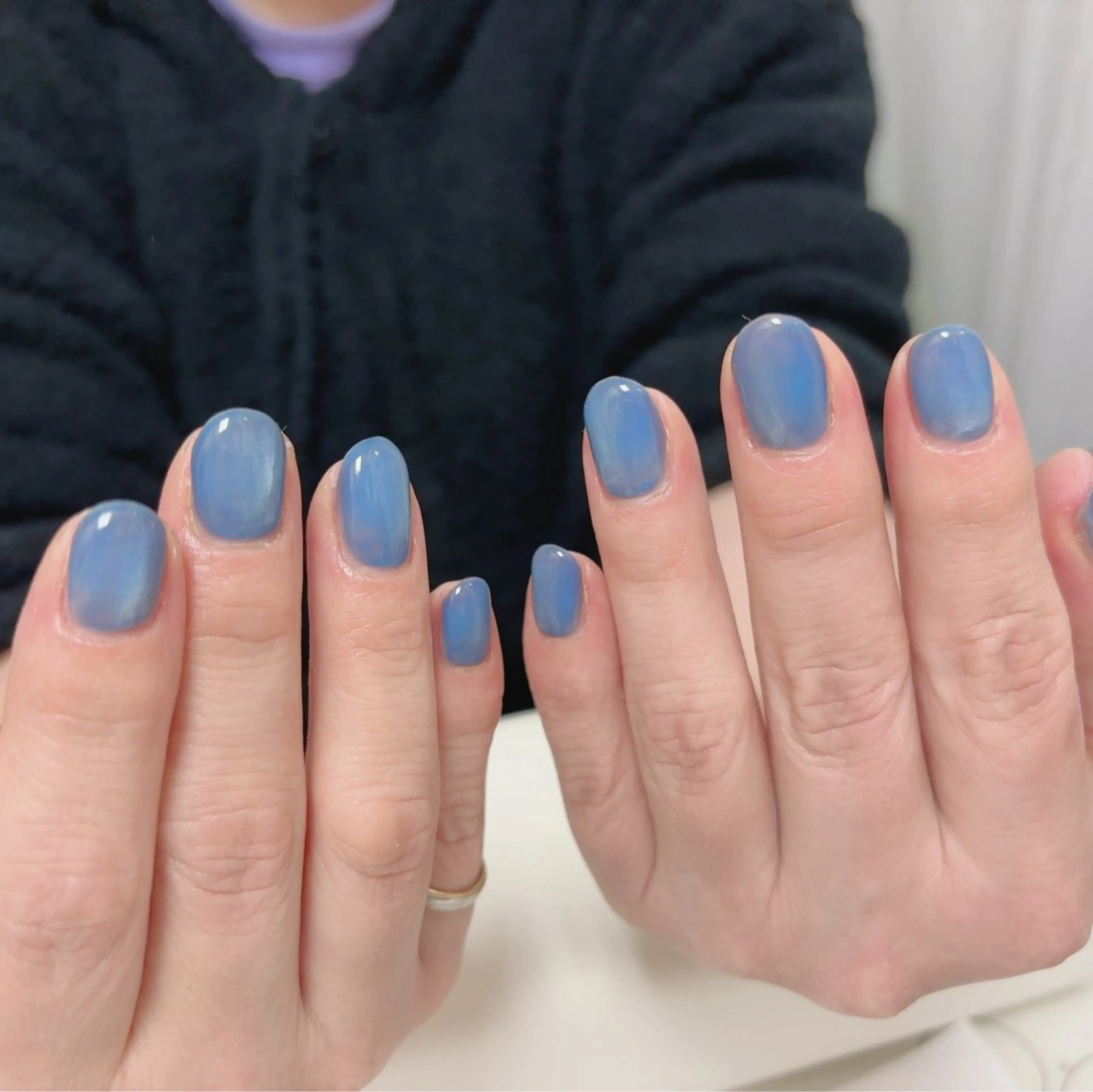 ネイル マグネットネイル ワンカラーネイル ハンドネイル mano nella manoのネイルデザイン