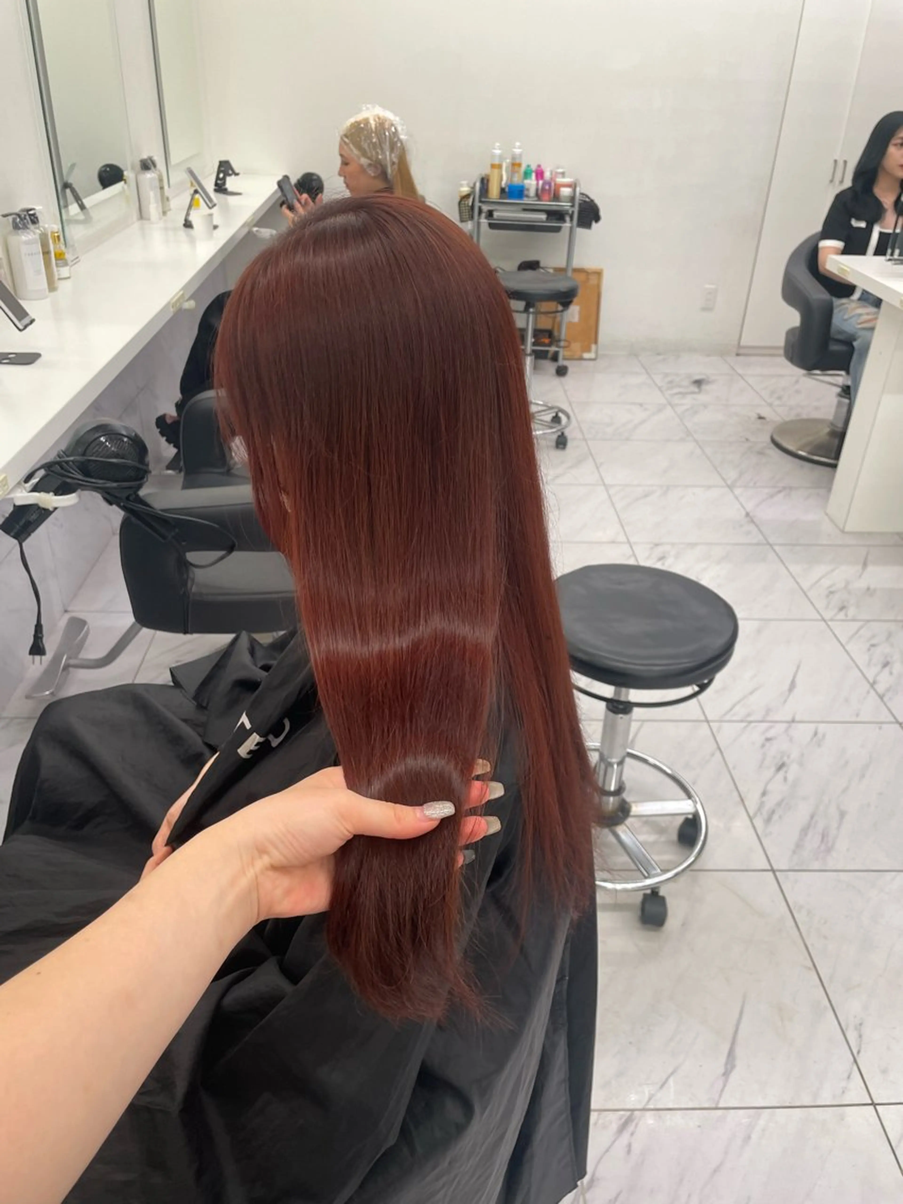 ロング カラー ヘアアレンジ ヘアカラー トリートメント ヘアセット 💗横浜美容室 💗HARUNAのヘアスタイル