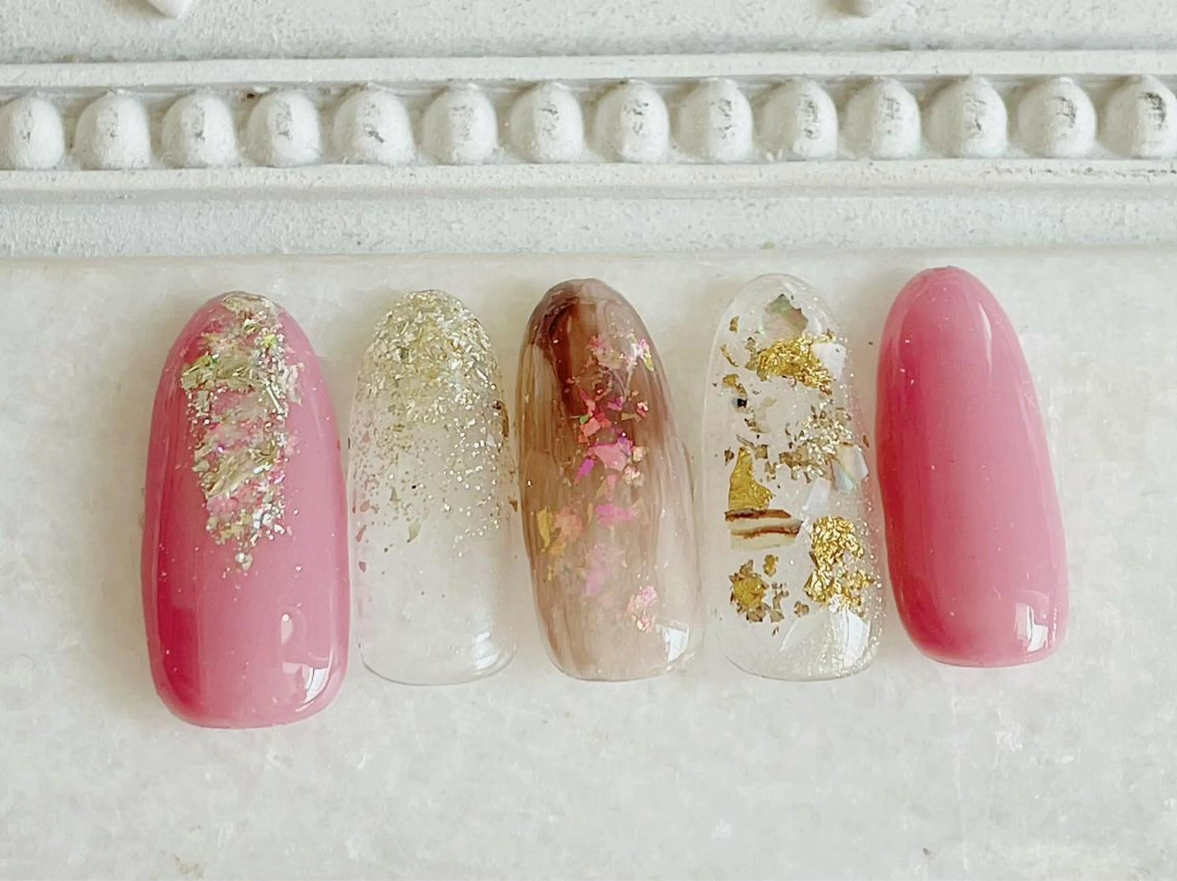 ネイル ジェルネイル ニュアンスネイル パラジェル ハンドネイル Satomi  のネイルデザイン