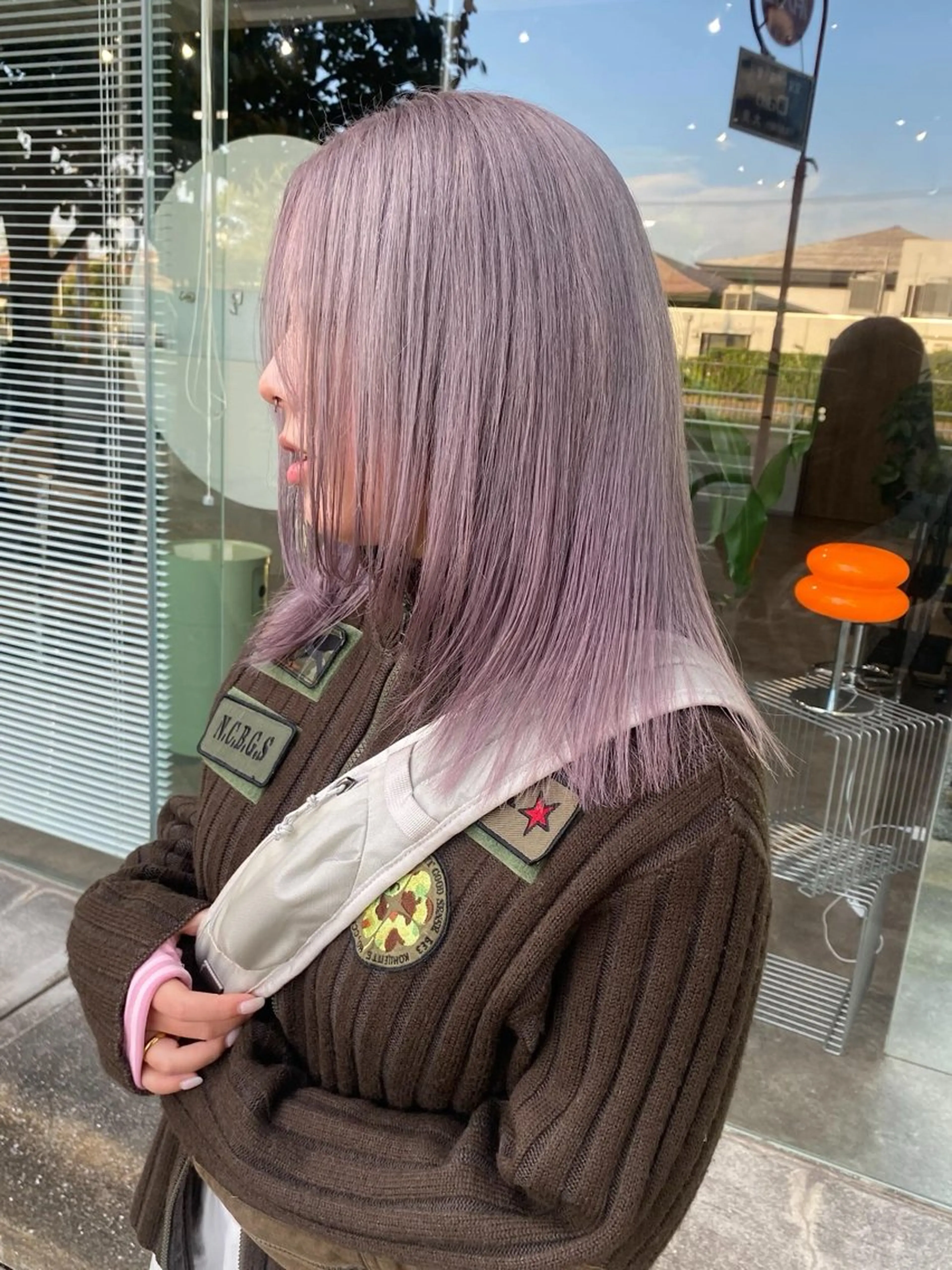 ミディアム カット ヘアカラー トリートメント qpula misuzuのヘアスタイル