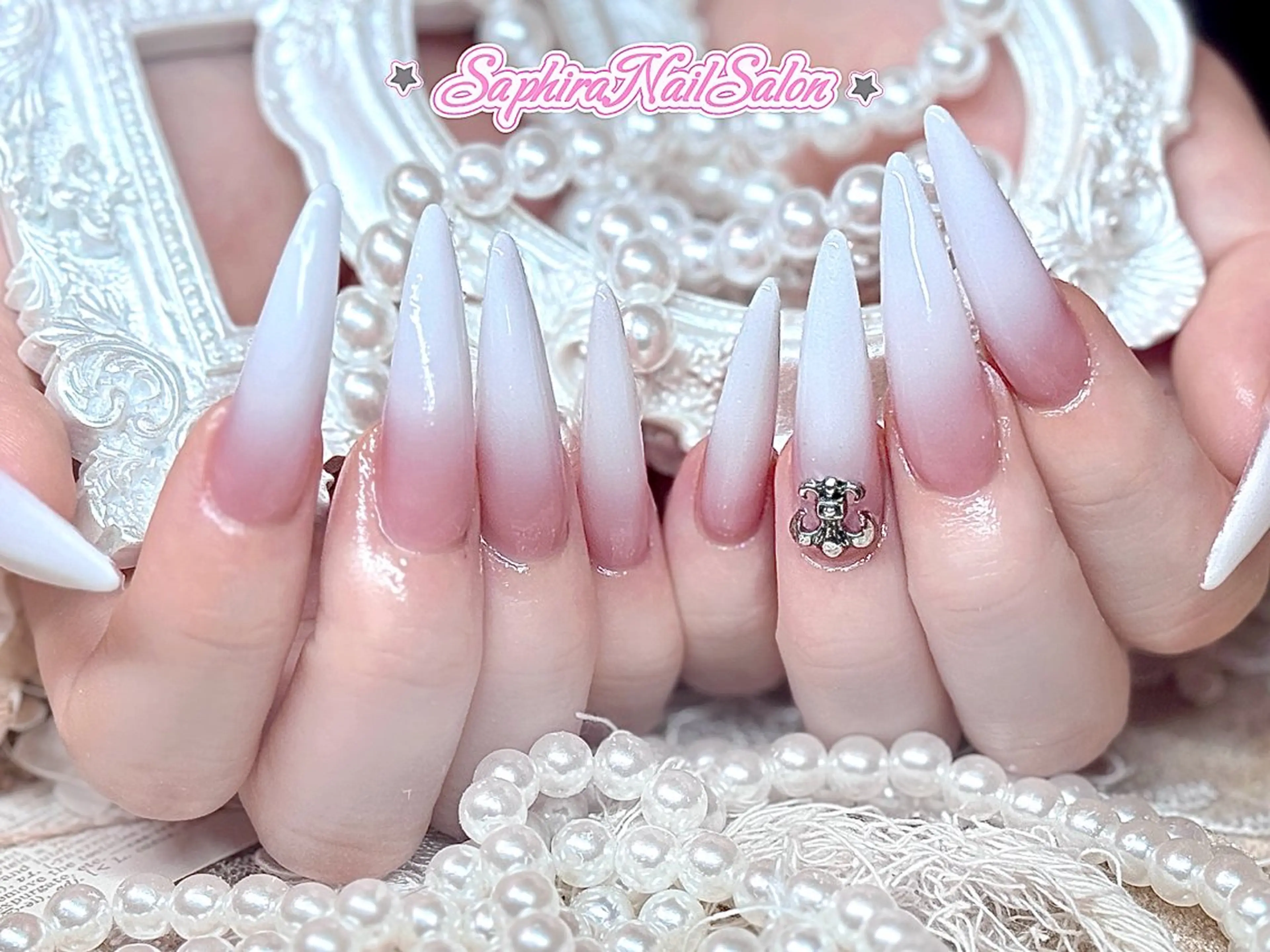 カラー ハンドネイル Saphiraネイル サロン錦糸町のネイルデザイン