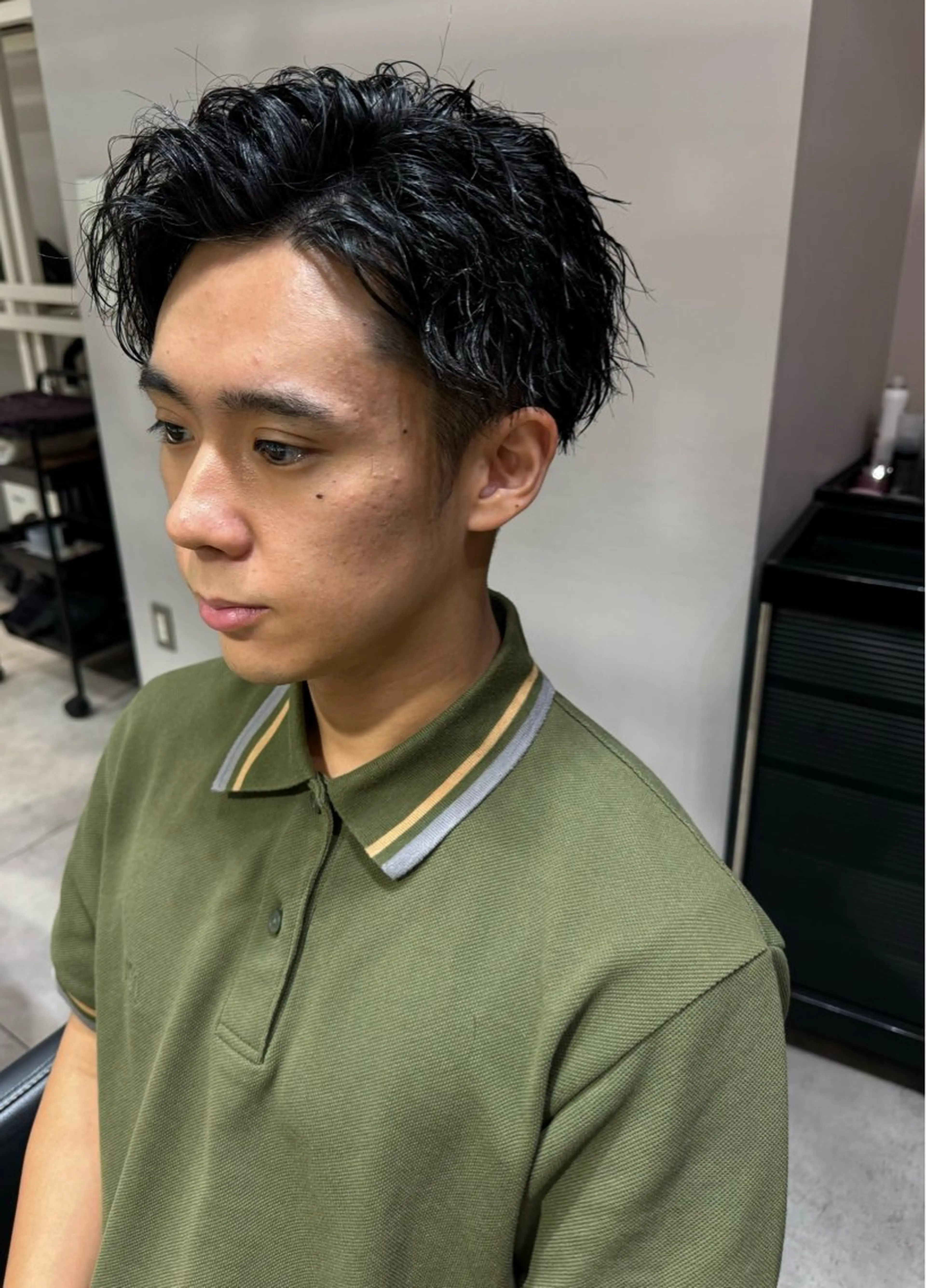 ショート パーマ メンズ カット パーマ トリートメント 似合う髪型が 分からない方へのヘアスタイル