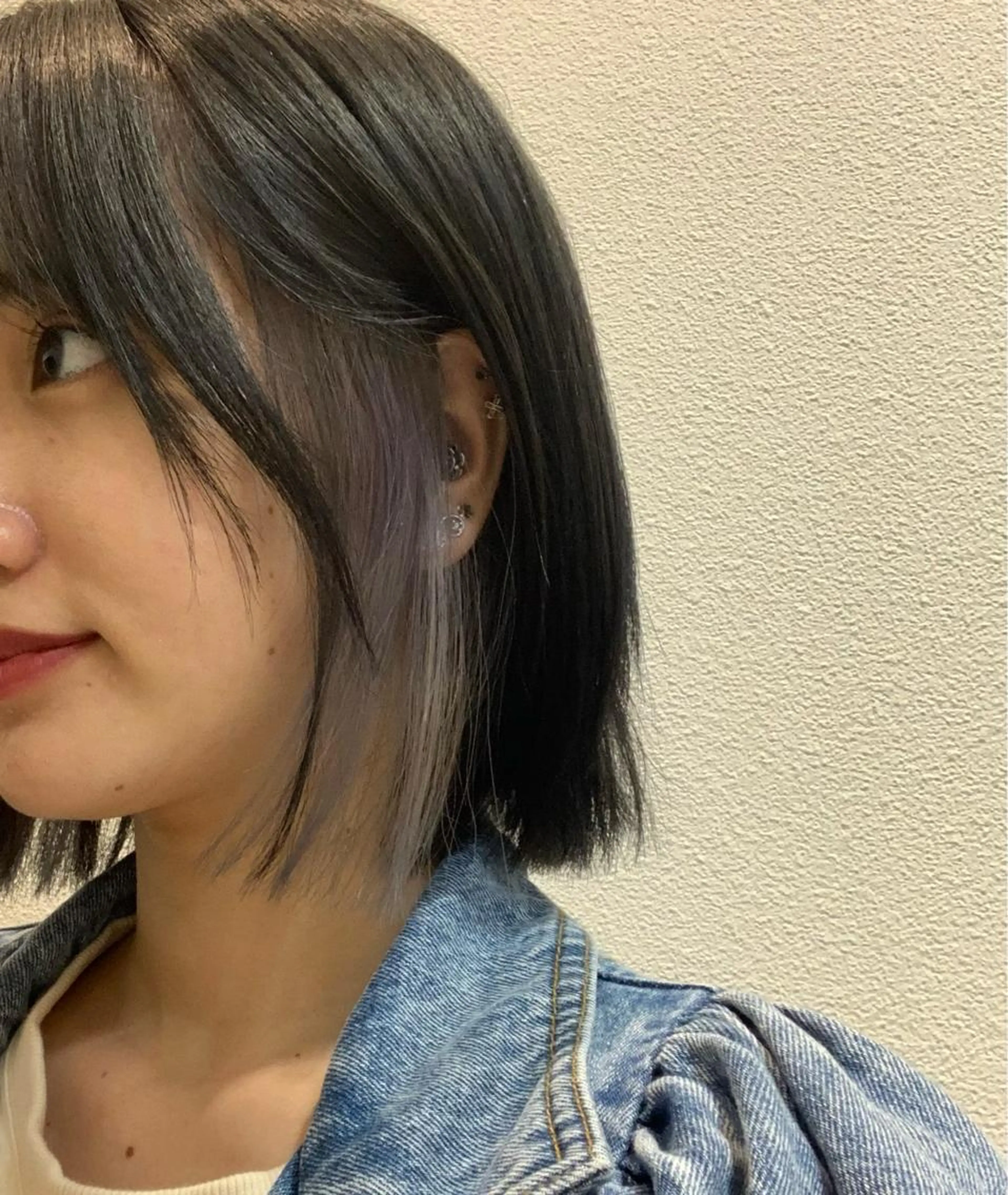 インナーカラー(ブリーチ込)+艶髪カラーの写真