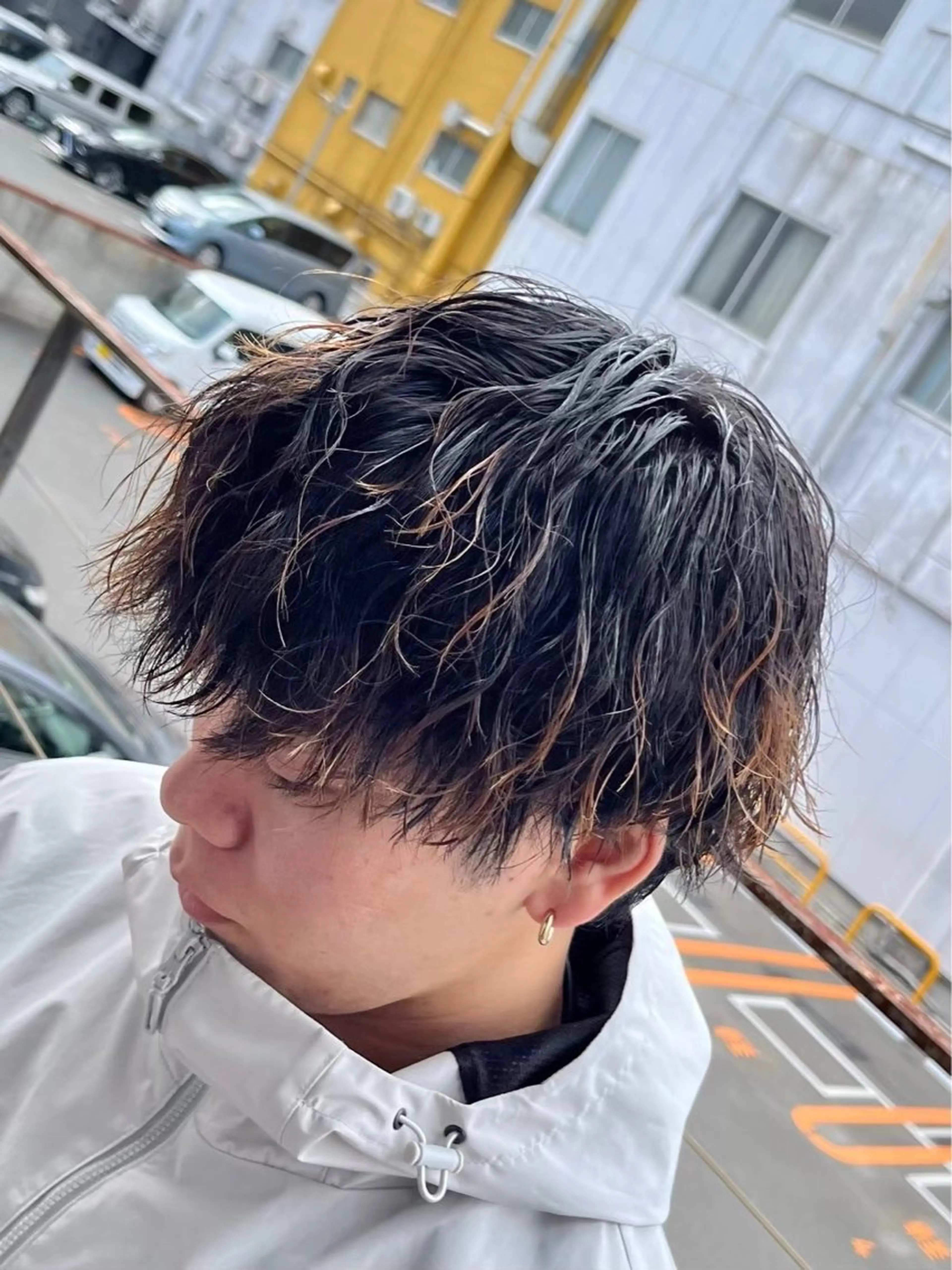 カット＋ツイストスパイラルパーマの写真