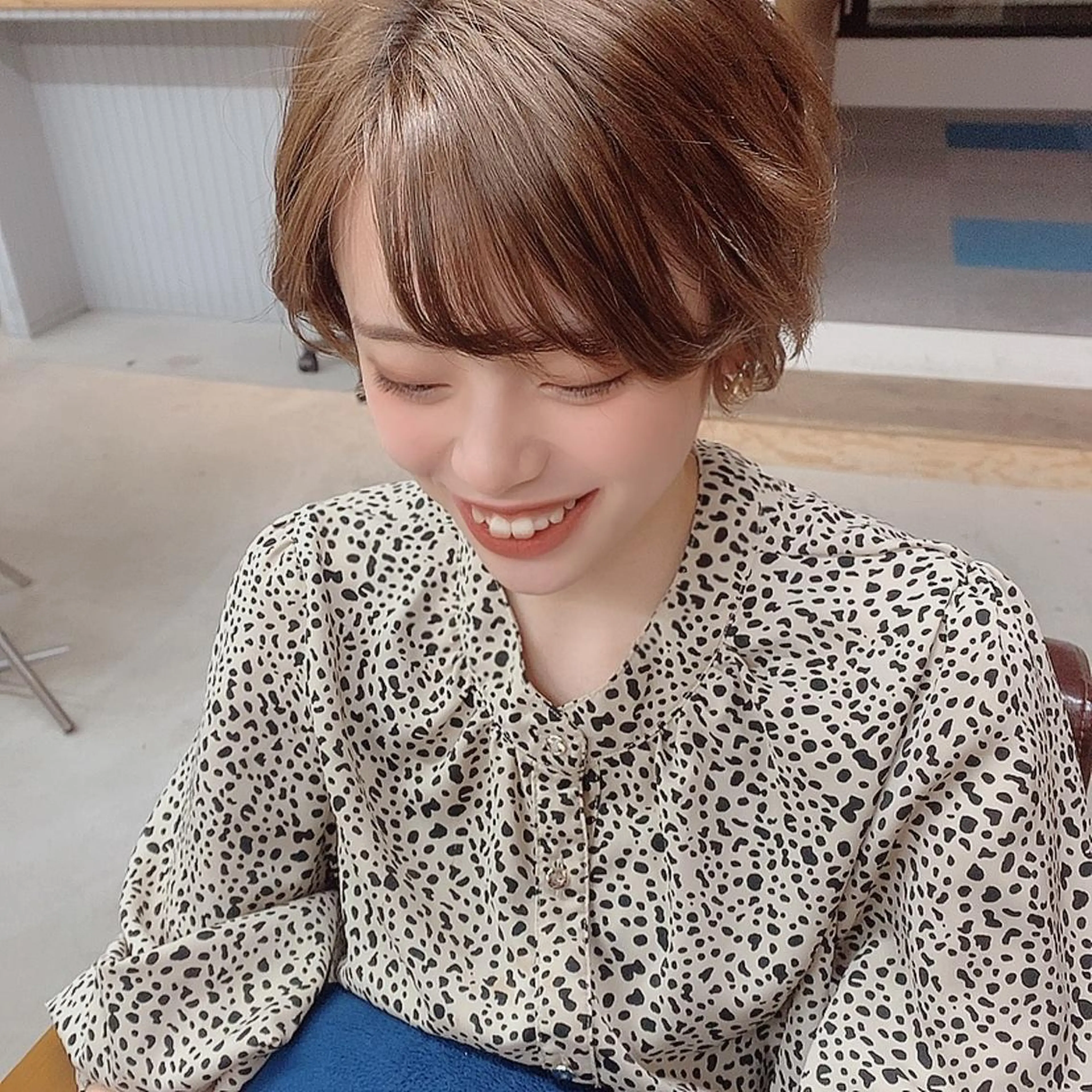ミディアム カラー ヘアアレンジ Rosso獨協大学前 YUNAのヘアスタイル