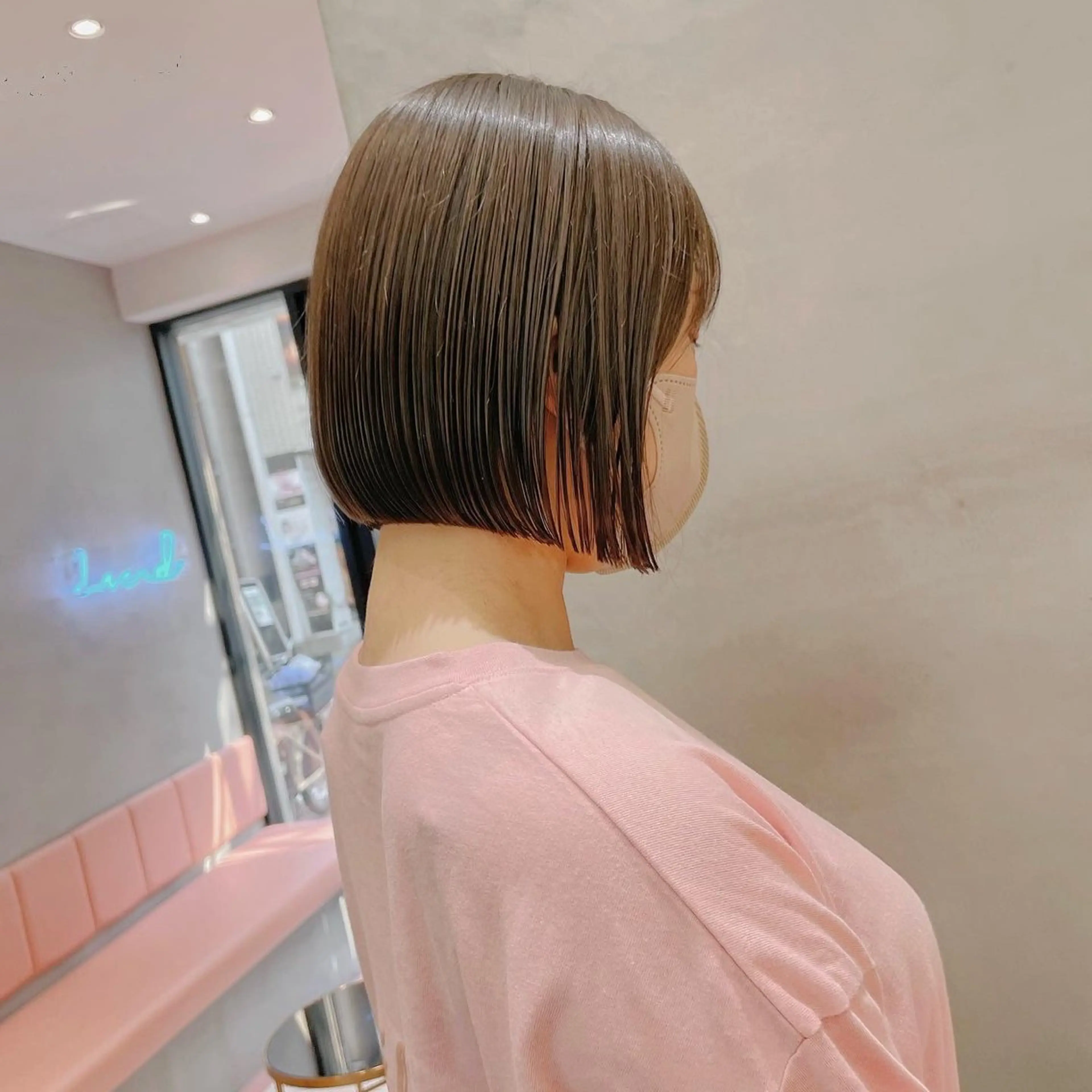 ショート Misaki /ボブ/縮毛矯正のヘアスタイル