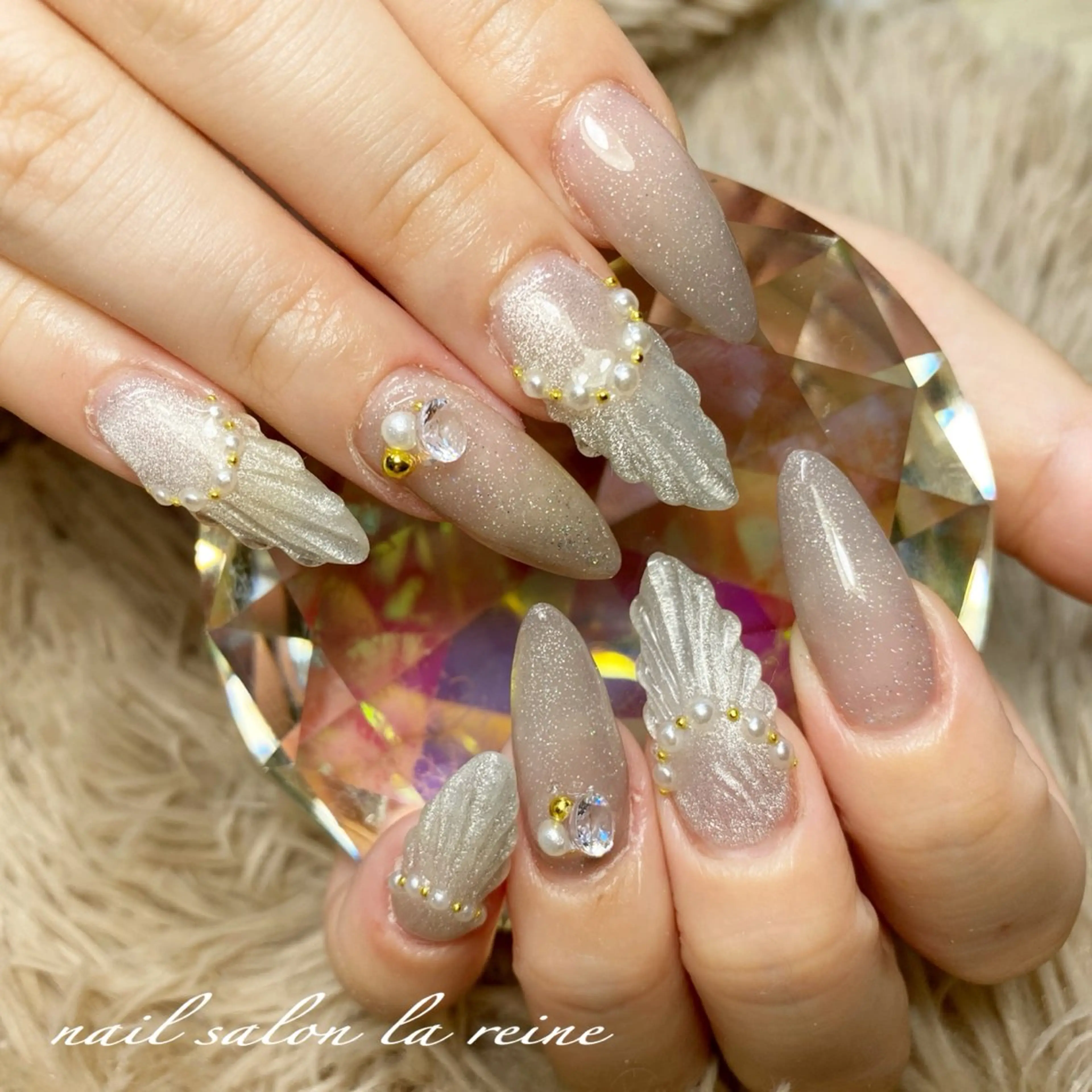 ネイル ハンドネイル nail salon  la reine所属・nail salon la reineのネイルデザイン