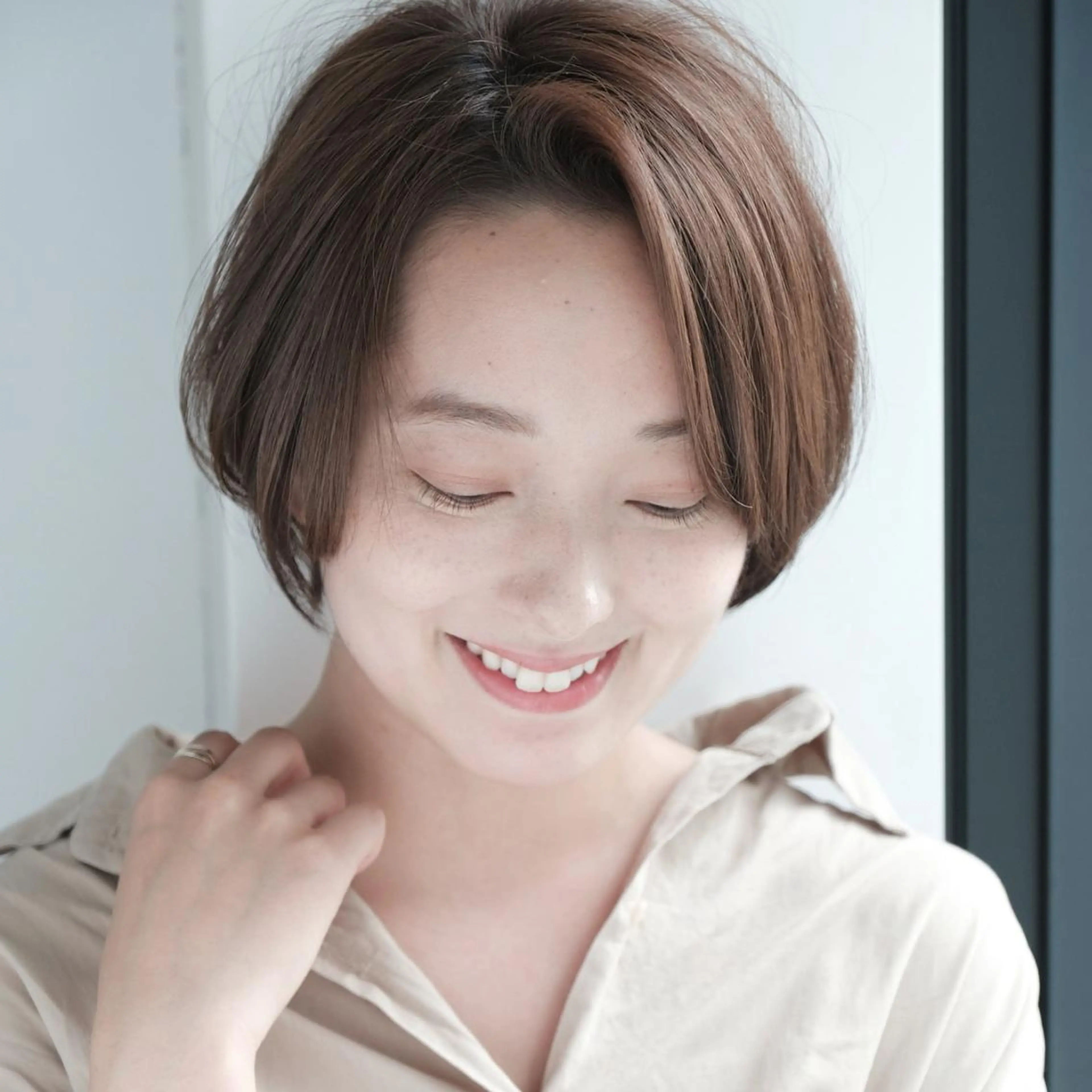 ショート カラー 宮本 聖希のヘアスタイル