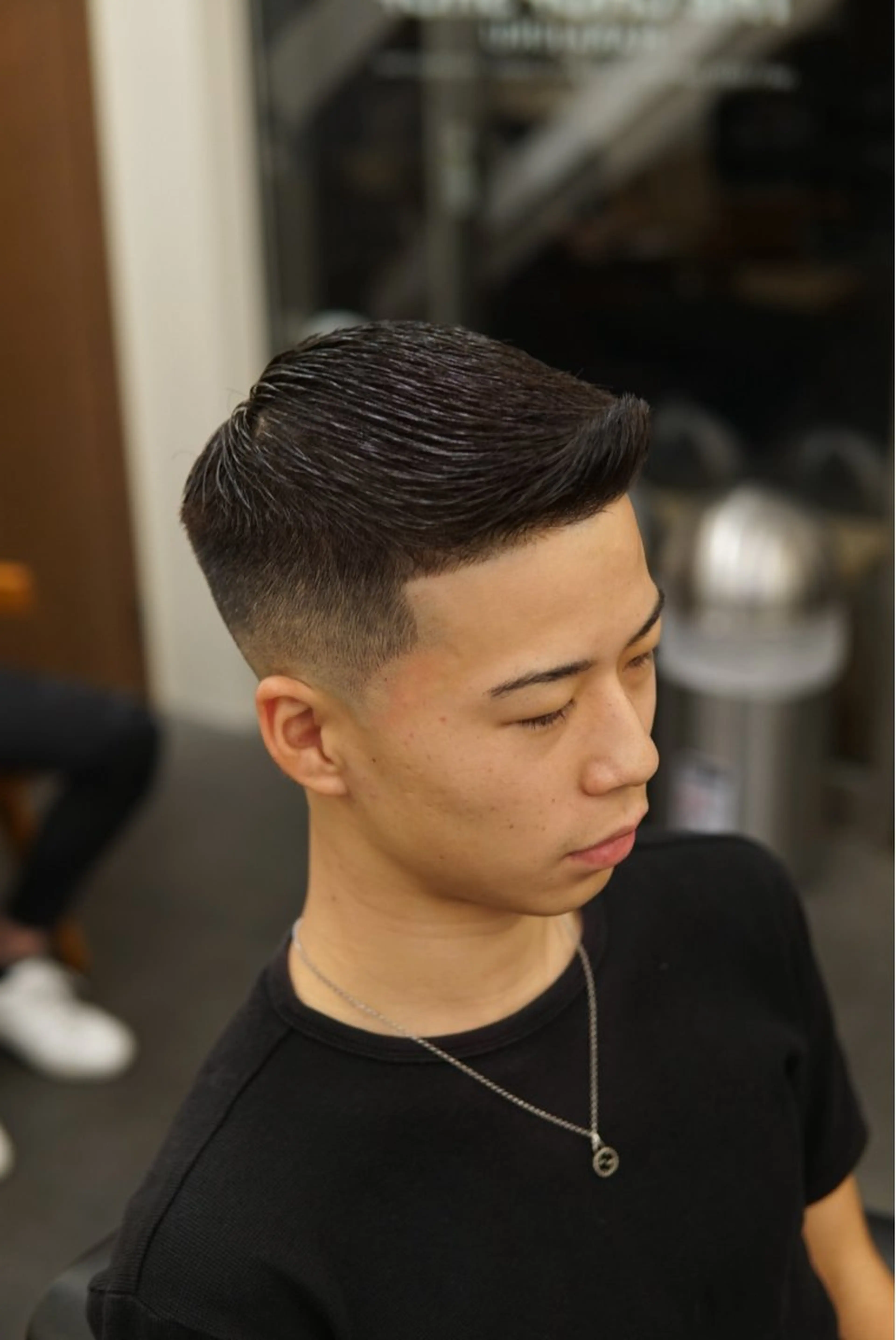 ショート メンズ フェードカット スキンフェード 竹内　スキンフェード 吉祥寺BARBERのヘアスタイル