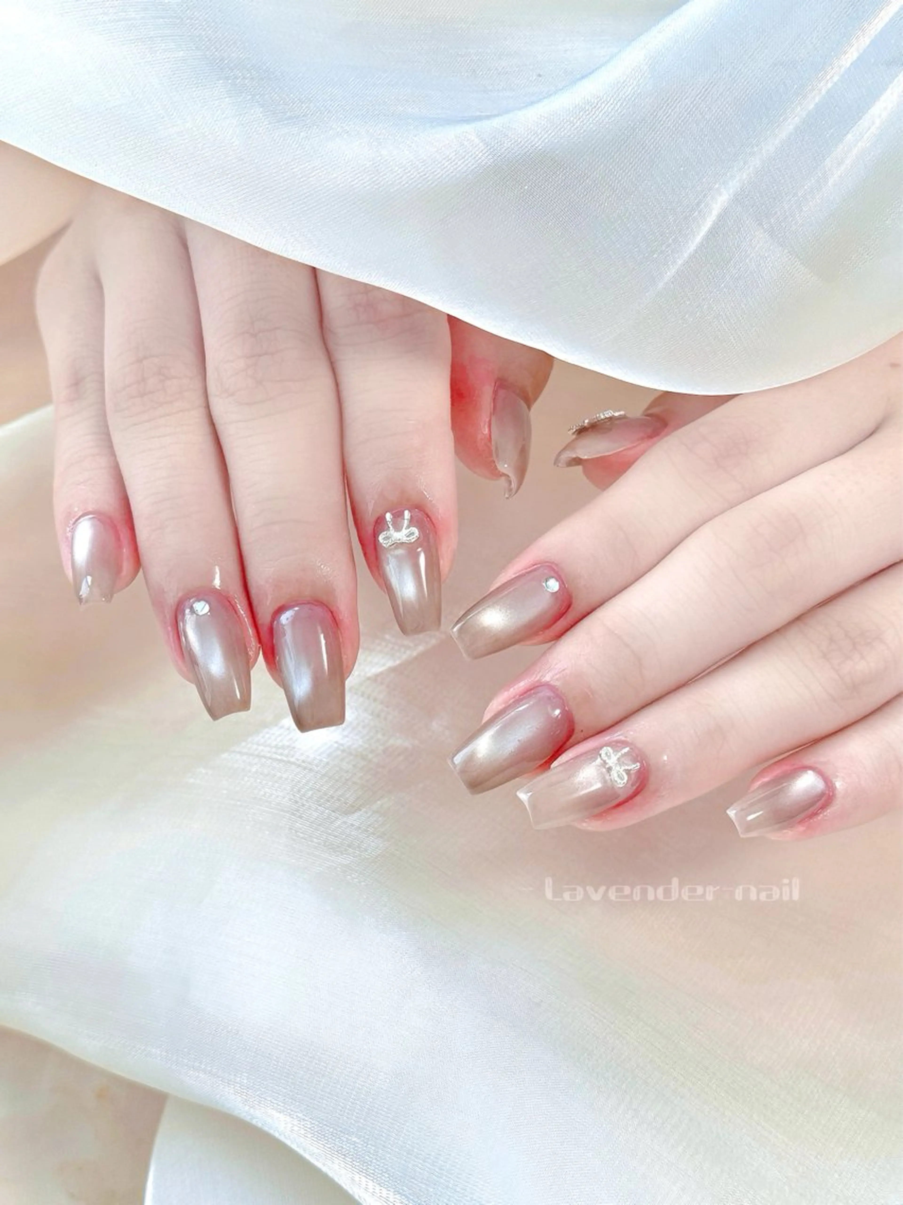 ネイル ハンドネイル Lavender nail·北18条のネイルデザイン