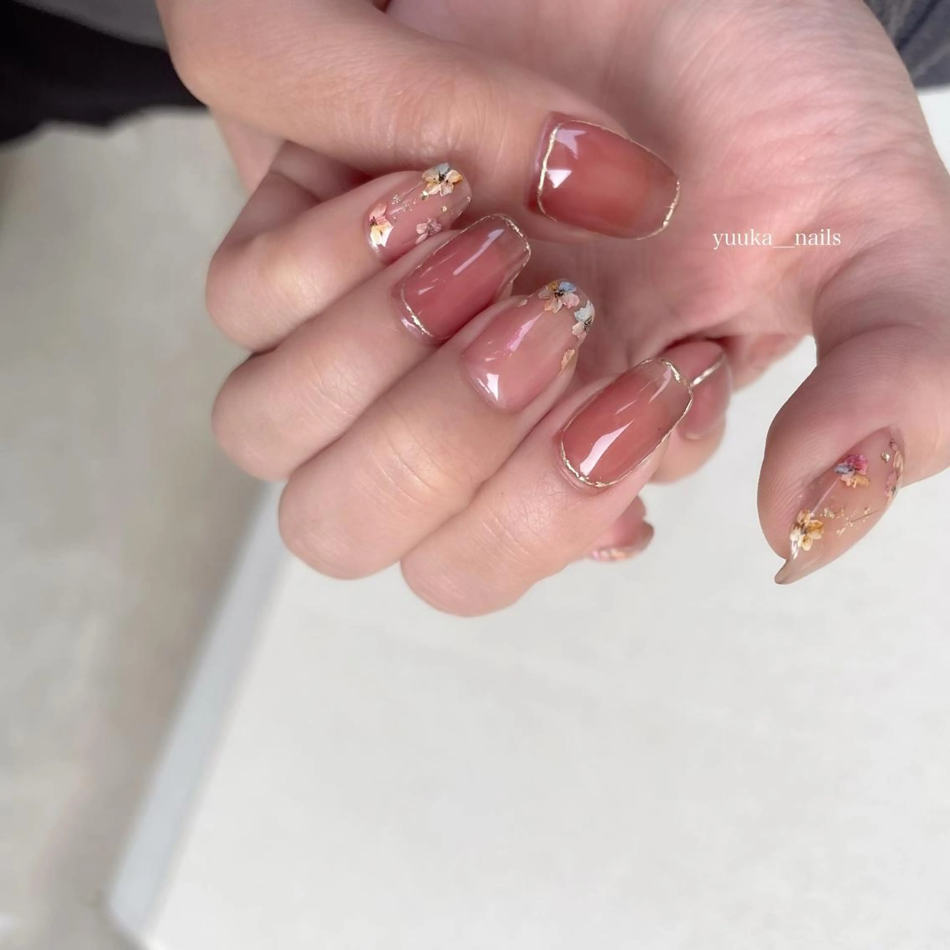 ネイル フラワーネイル yuu nailのネイルデザイン