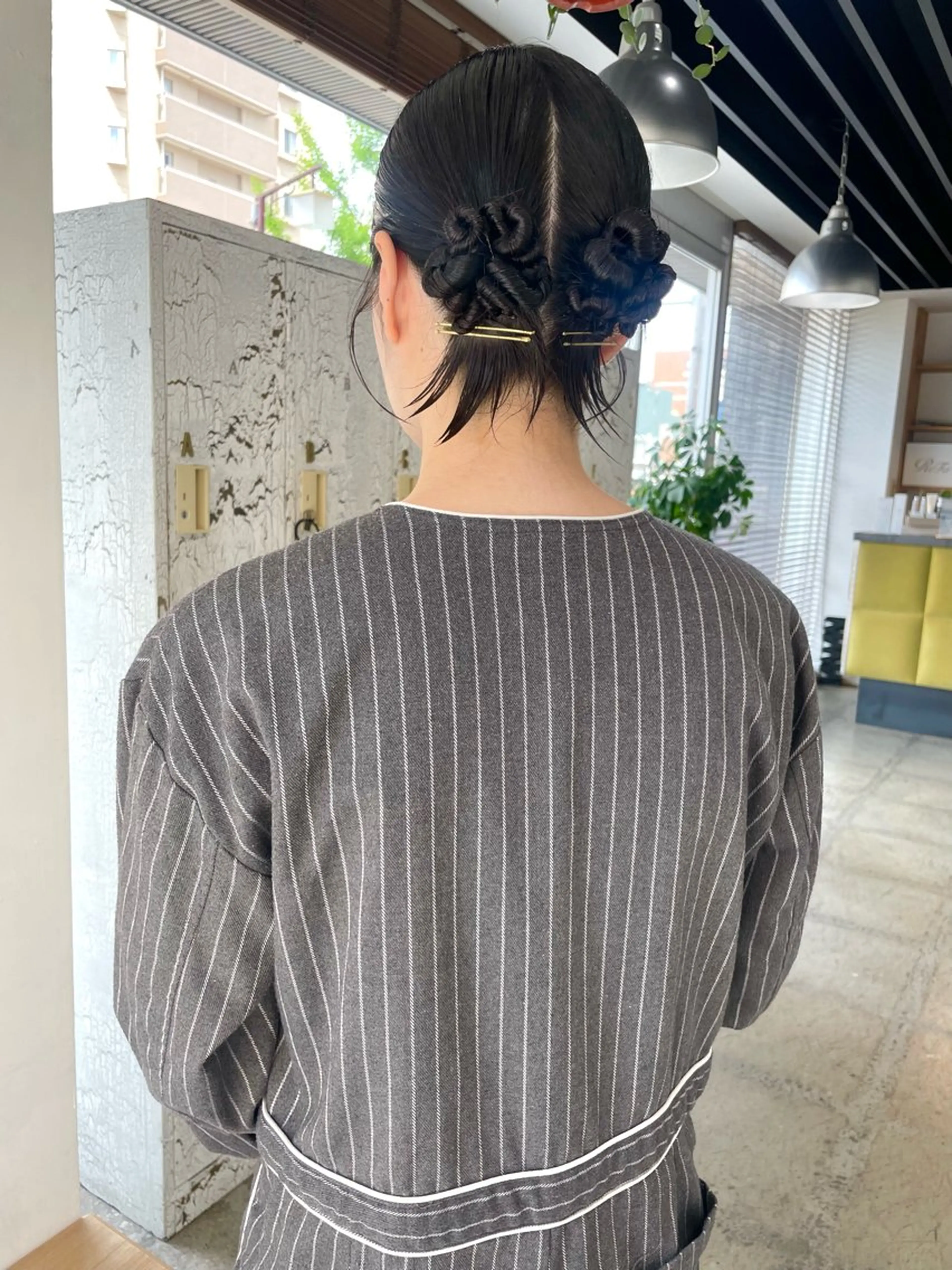 セミロング ヘアセット 熊崎 葵のヘアスタイル