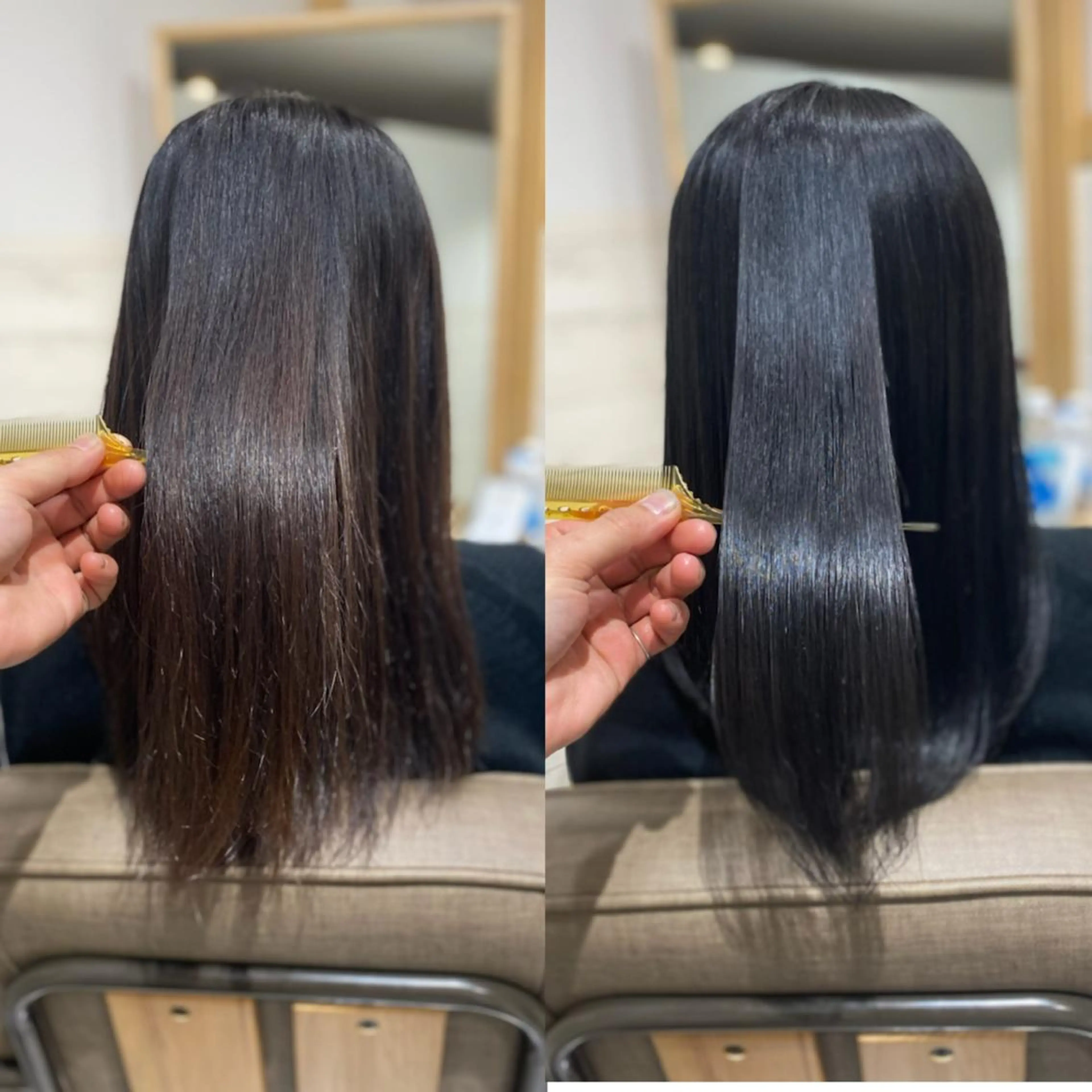 ミディアム カラー トリートメント 酸熱トリートメント ✨髪質改善特化✨ HAJIMEのヘアスタイル