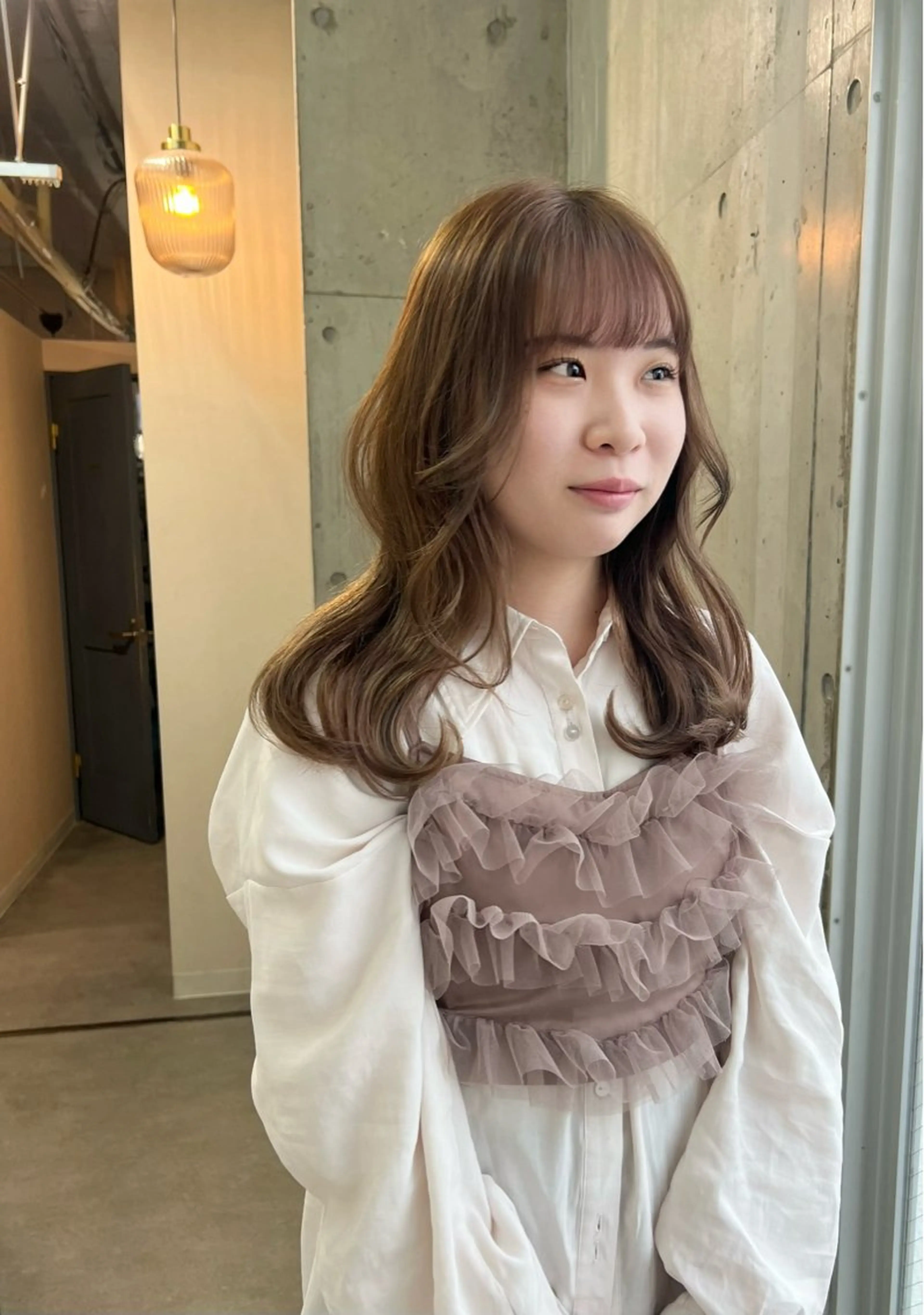 ミディアム カラー ベージュカラー ヘアカラー Ayaka🩰🎀 ガーリー/暖色♡のヘアスタイル