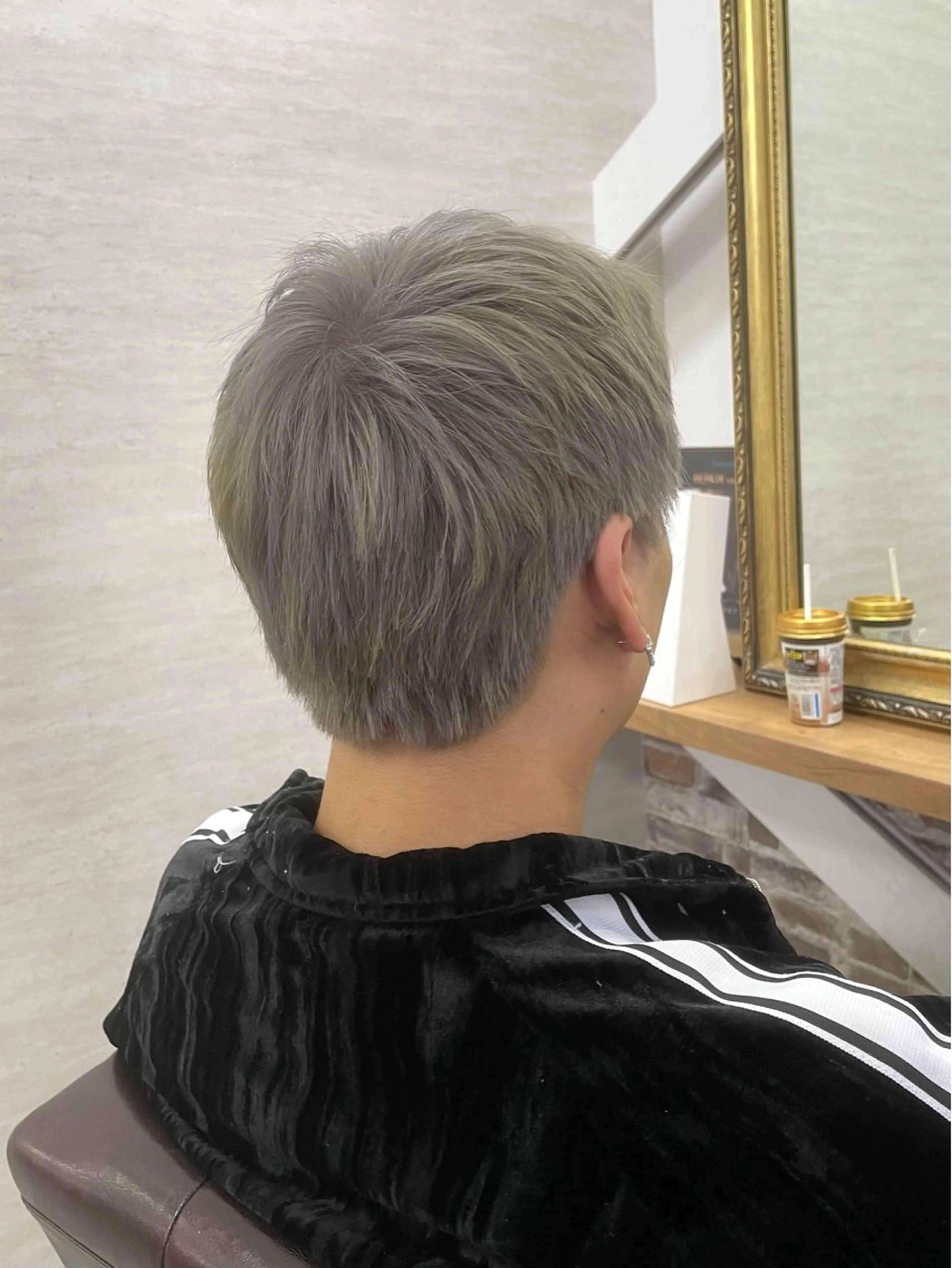 ショート カラー メンズ 久屋４番徒歩2分/ ブリーチ・縮毛・谷崎のヘアスタイル