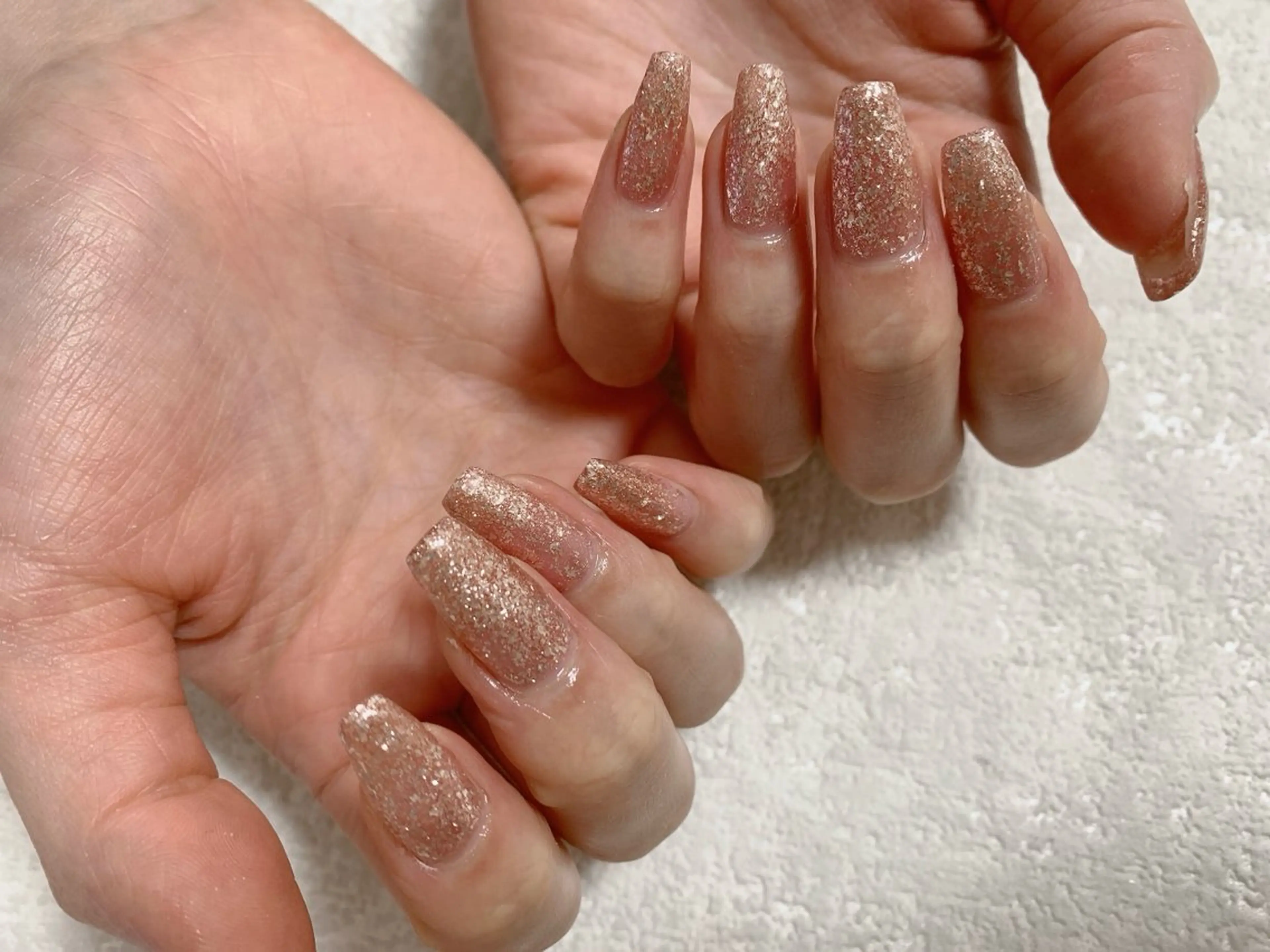 ネイル ジェルネイル 韓国ネイル ラメ(グリッター) メンズネイル ワンカラーネイル kiki nail たまプラーザのネイルデザイン