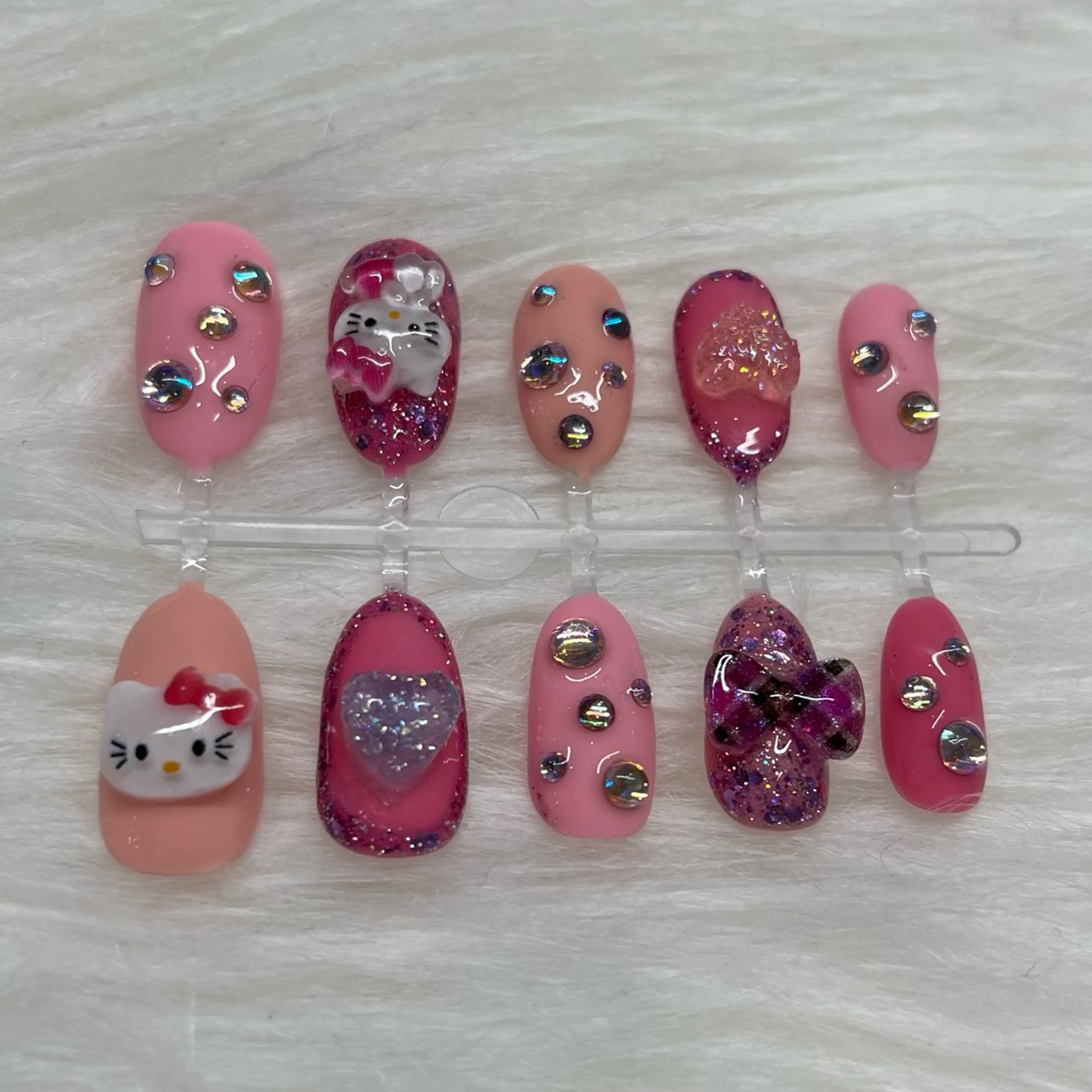 キッズ ネイル ネイルチップ ハンドネイル 舞 ねいるのネイルデザイン