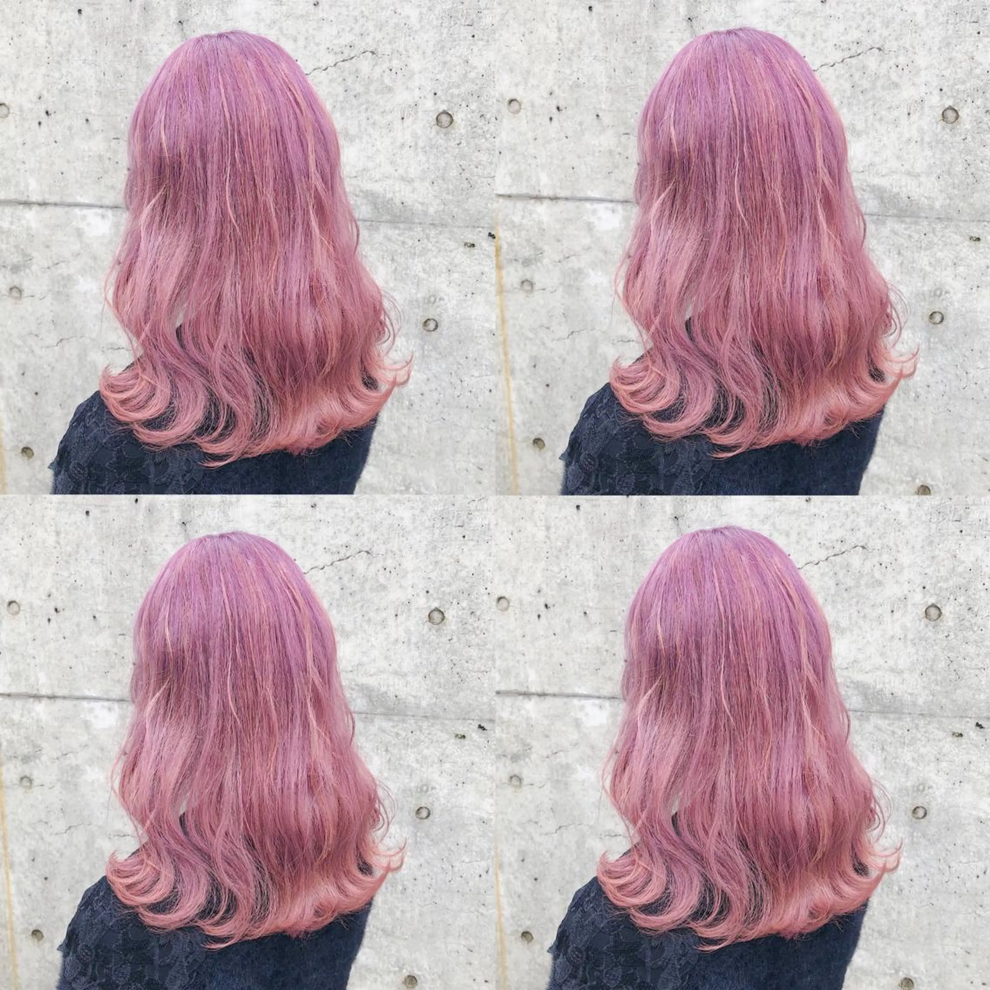 ロング カラー ヘアアレンジ メンズ キッズ カット ヘアカラー トリートメント 💟Chloe原宿店 🩶ハイトーンのヘアスタイル