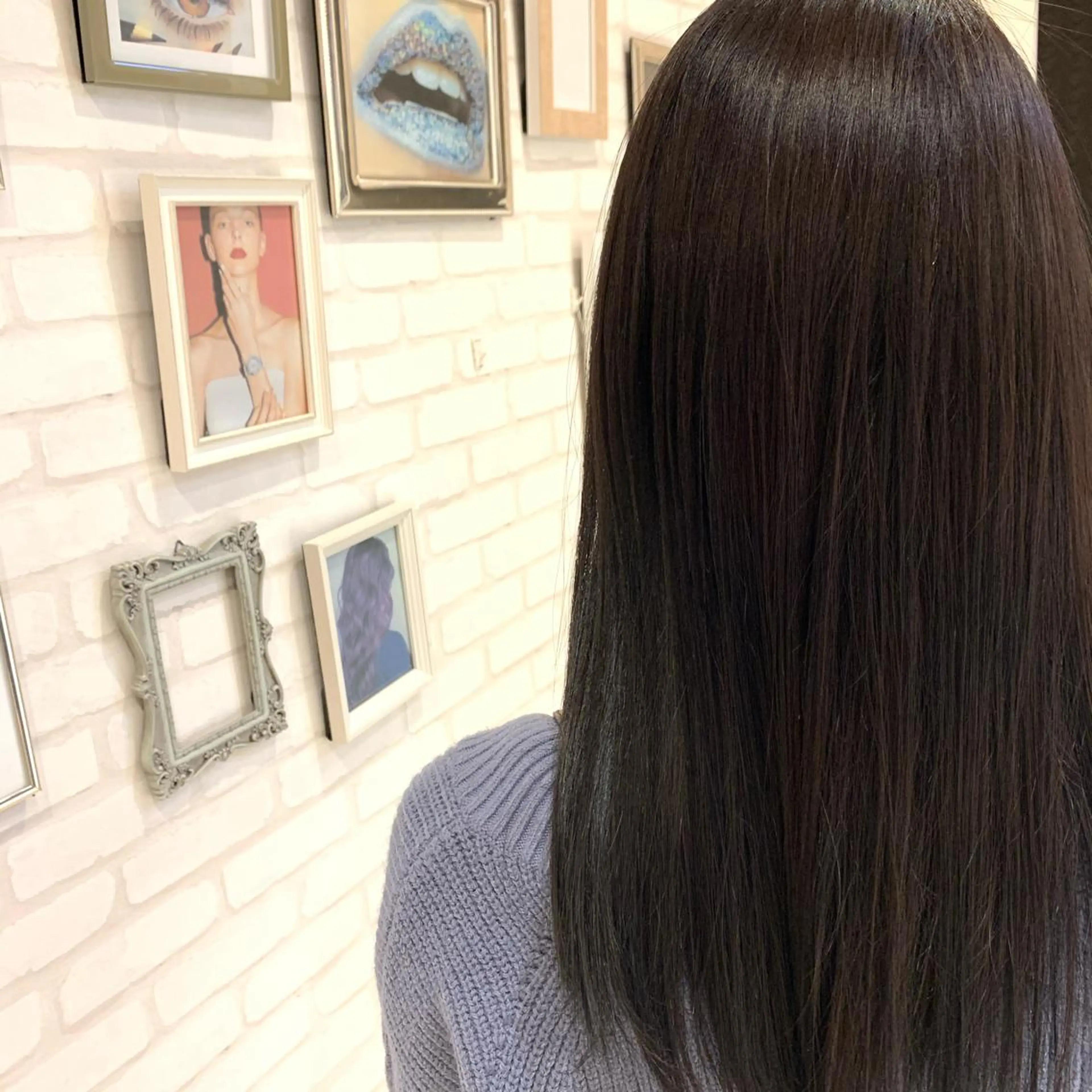 セミロング カラー ダークグレー ダークグレージュ グレージュ Gain Nanamiのエステ・リラクイメージ