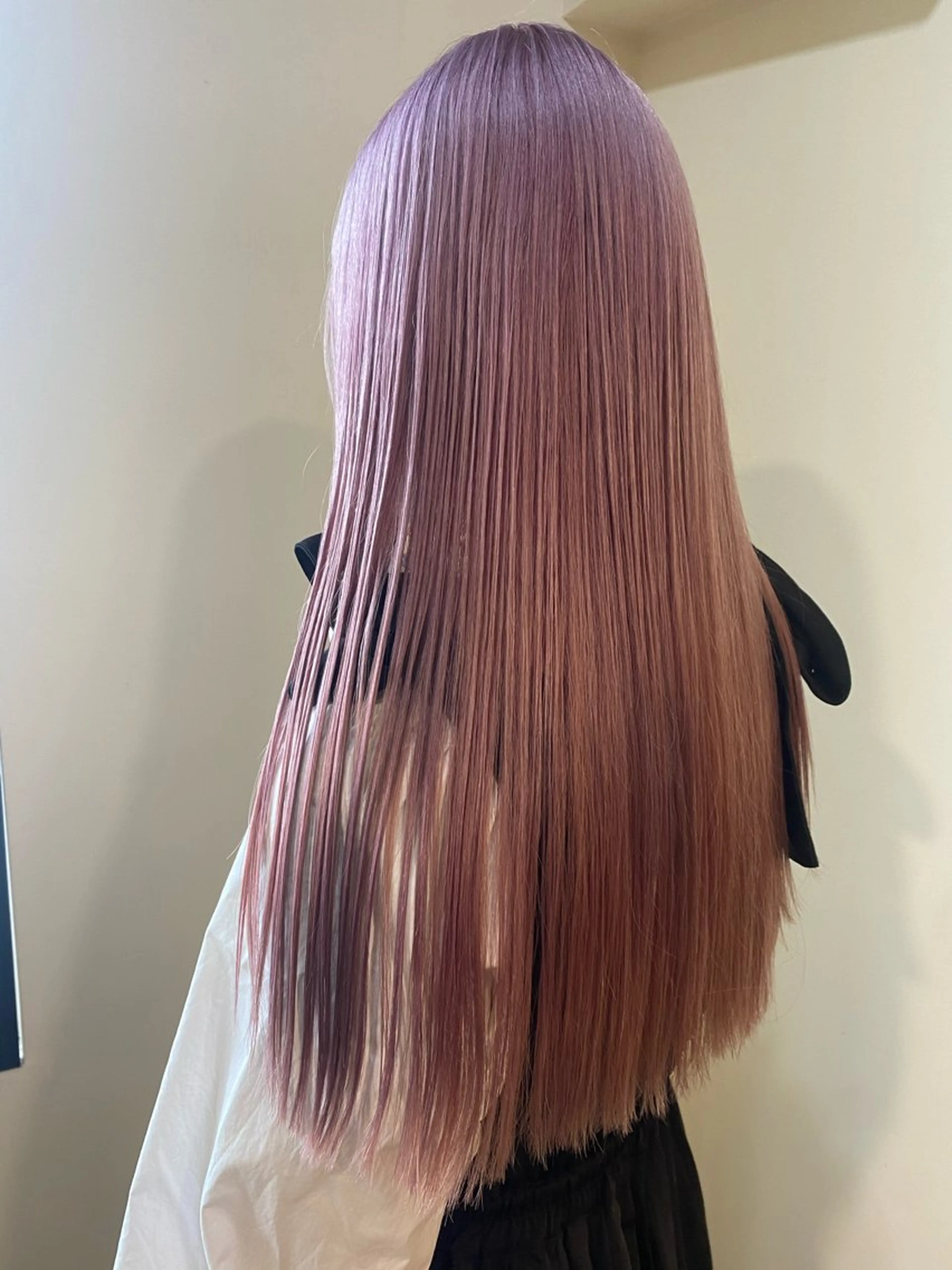 ロング カラー ブリーチ ピンクカラー 🌈デザインヘア職人 Kaede🌈のヘアスタイル