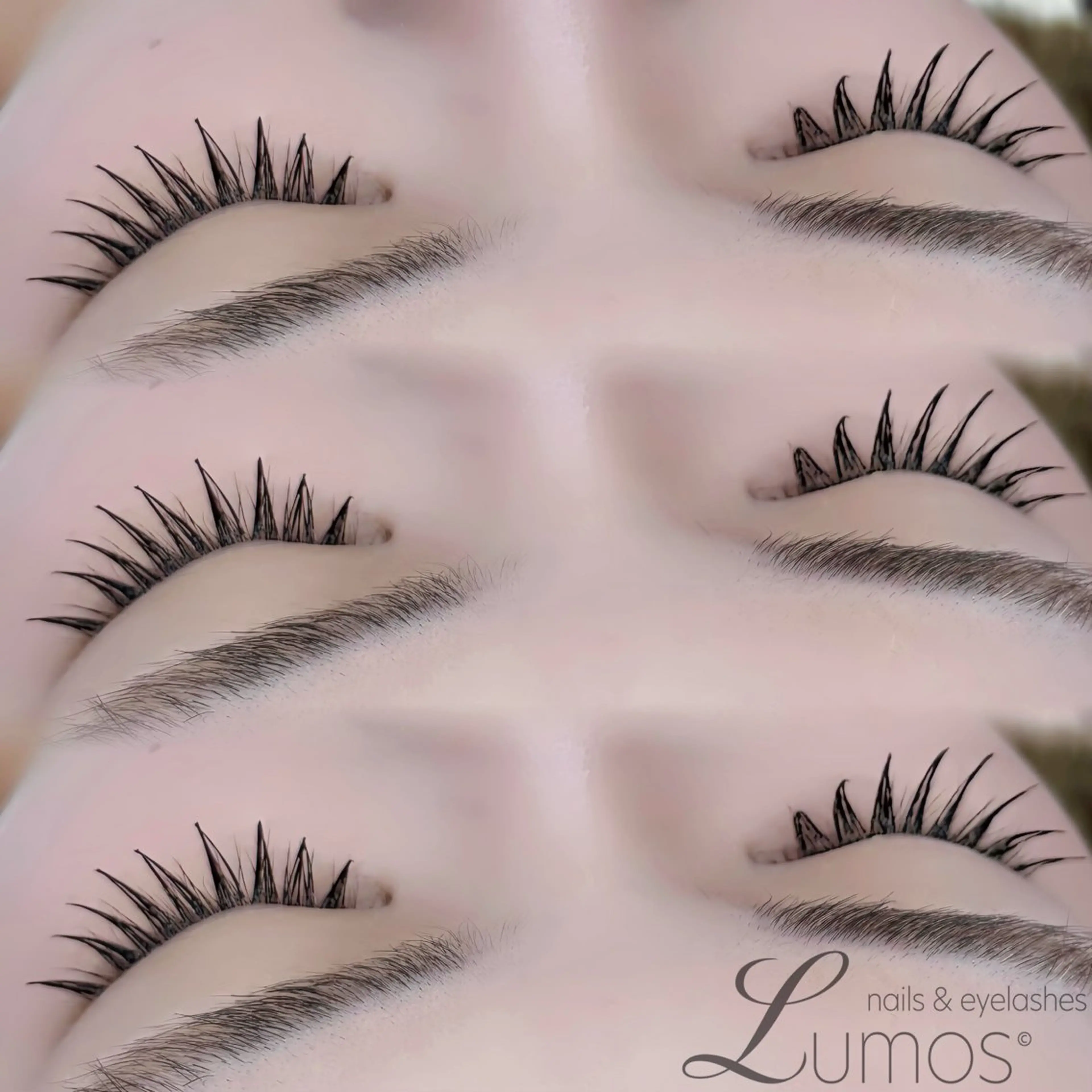 マツエク・マツパ 束感まつ毛 ナチュラル sakura 🎀 心斎橋 マツエクのマツエク・マツパデザイン