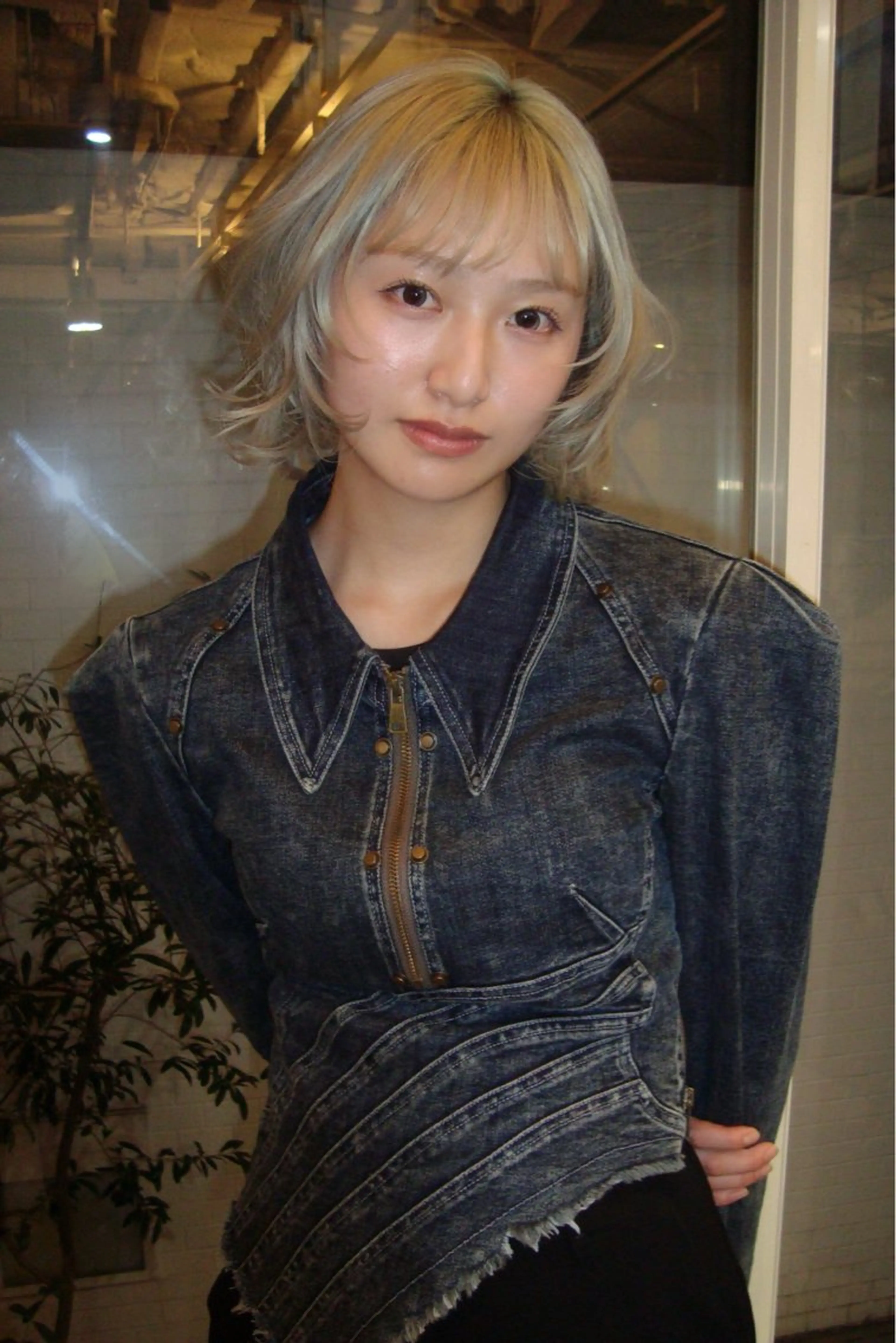 ミディアム カット リュウキ/レイヤー/ ナチュラル/モードのヘアスタイル