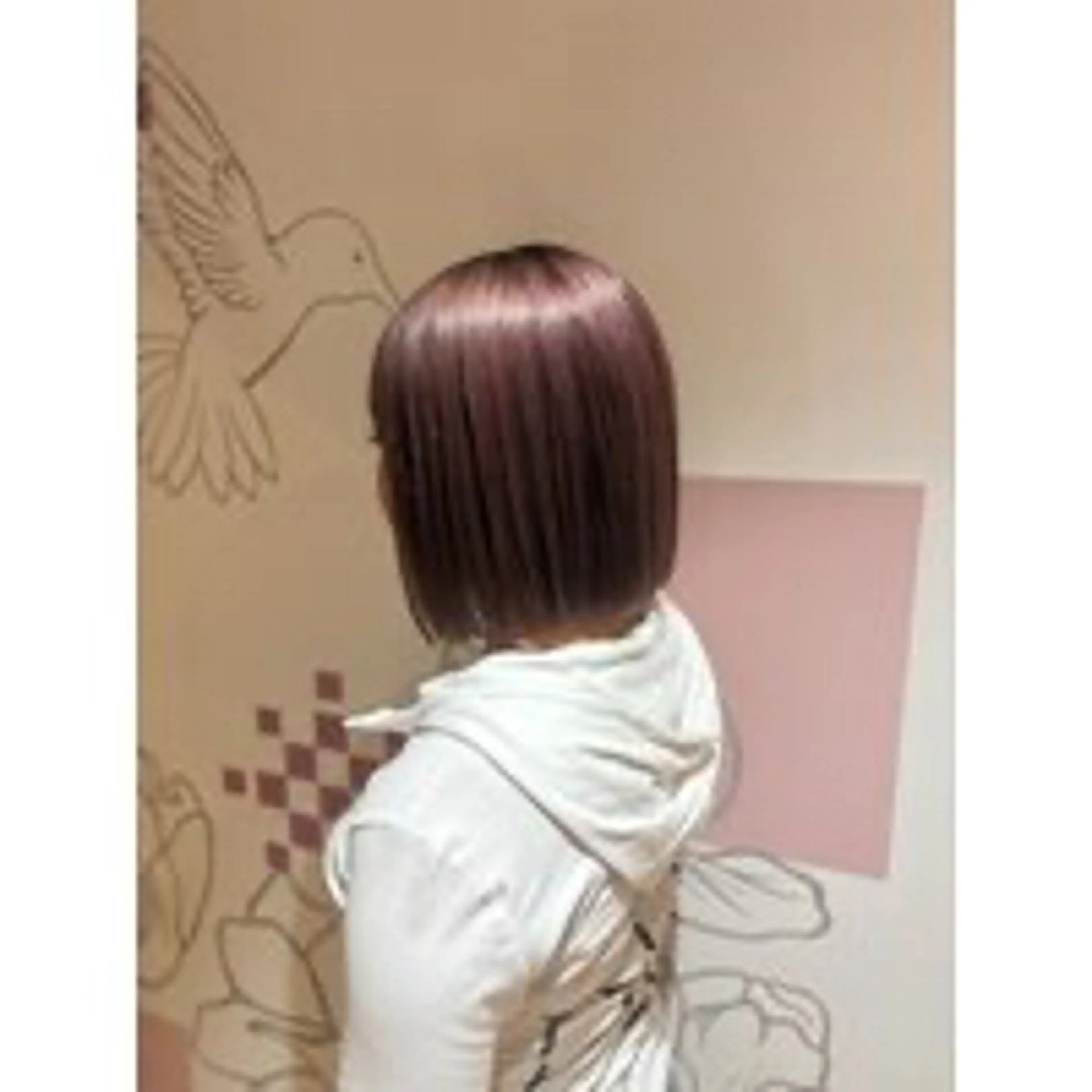 ミディアム ヘアカラー 高口 小春のヘアスタイル