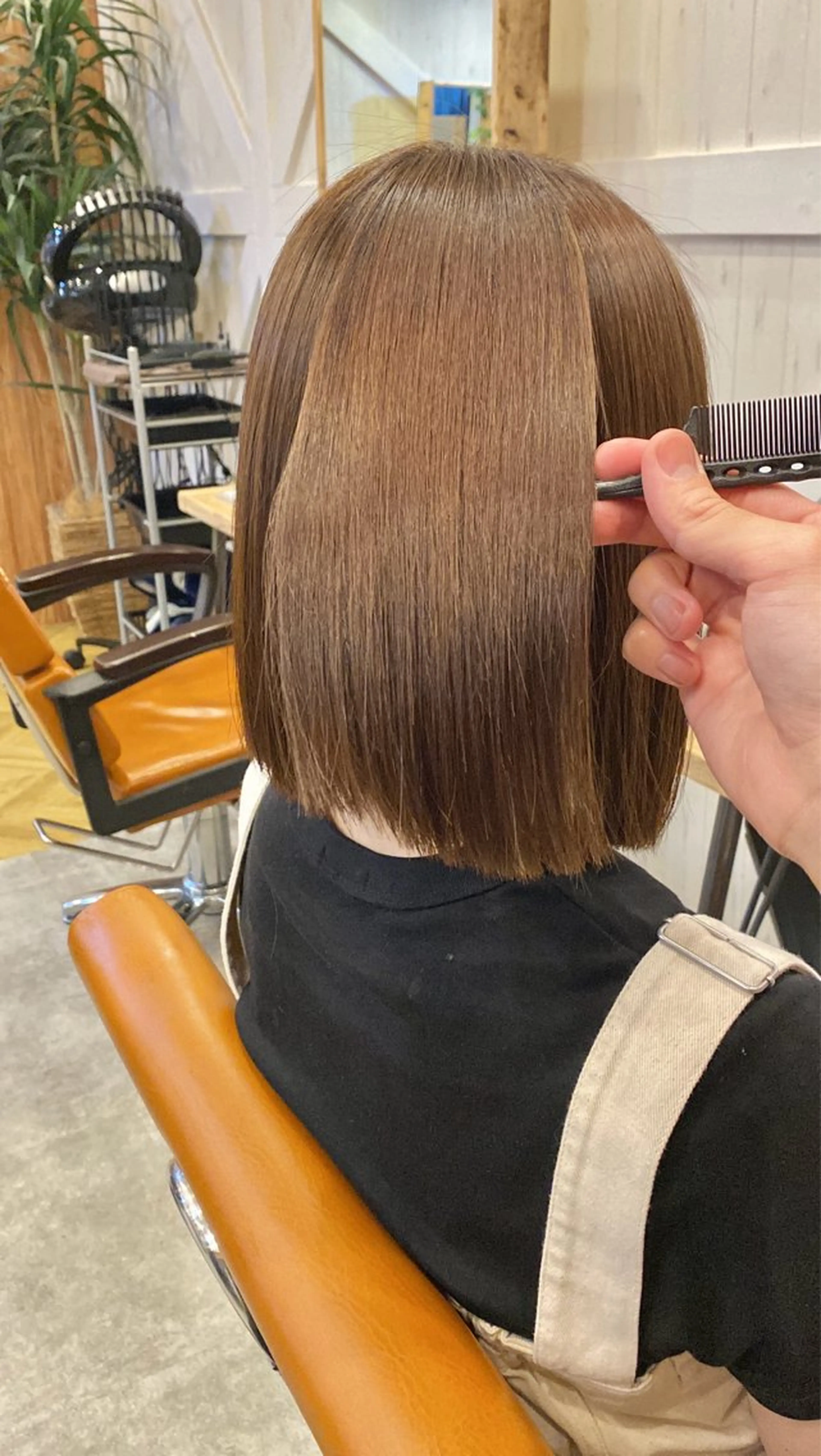 ショート ボブ 40代以降の 縮毛矯正専門家のヘアスタイル