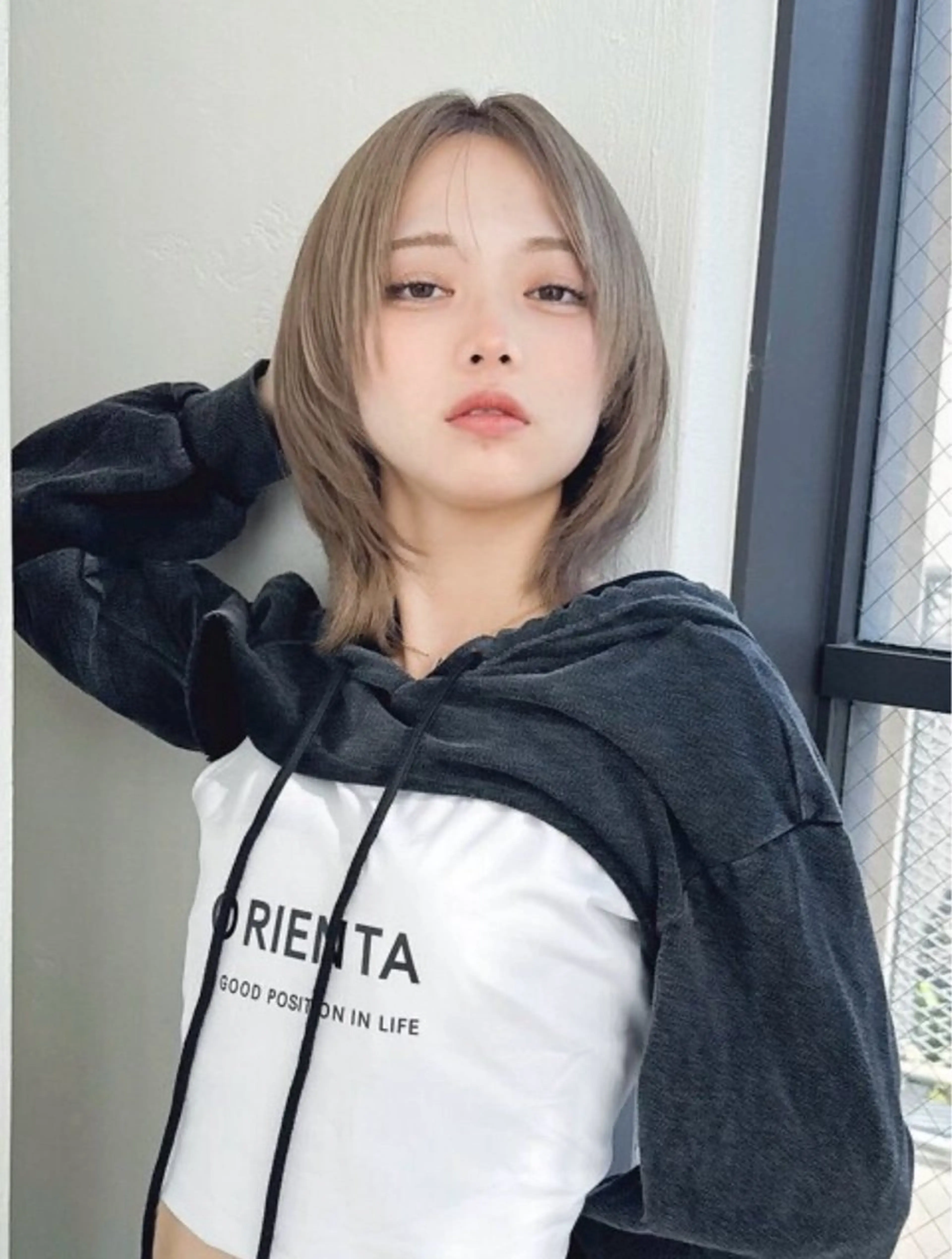 ミディアム ヘアカラー 得能 海翔のヘアスタイル