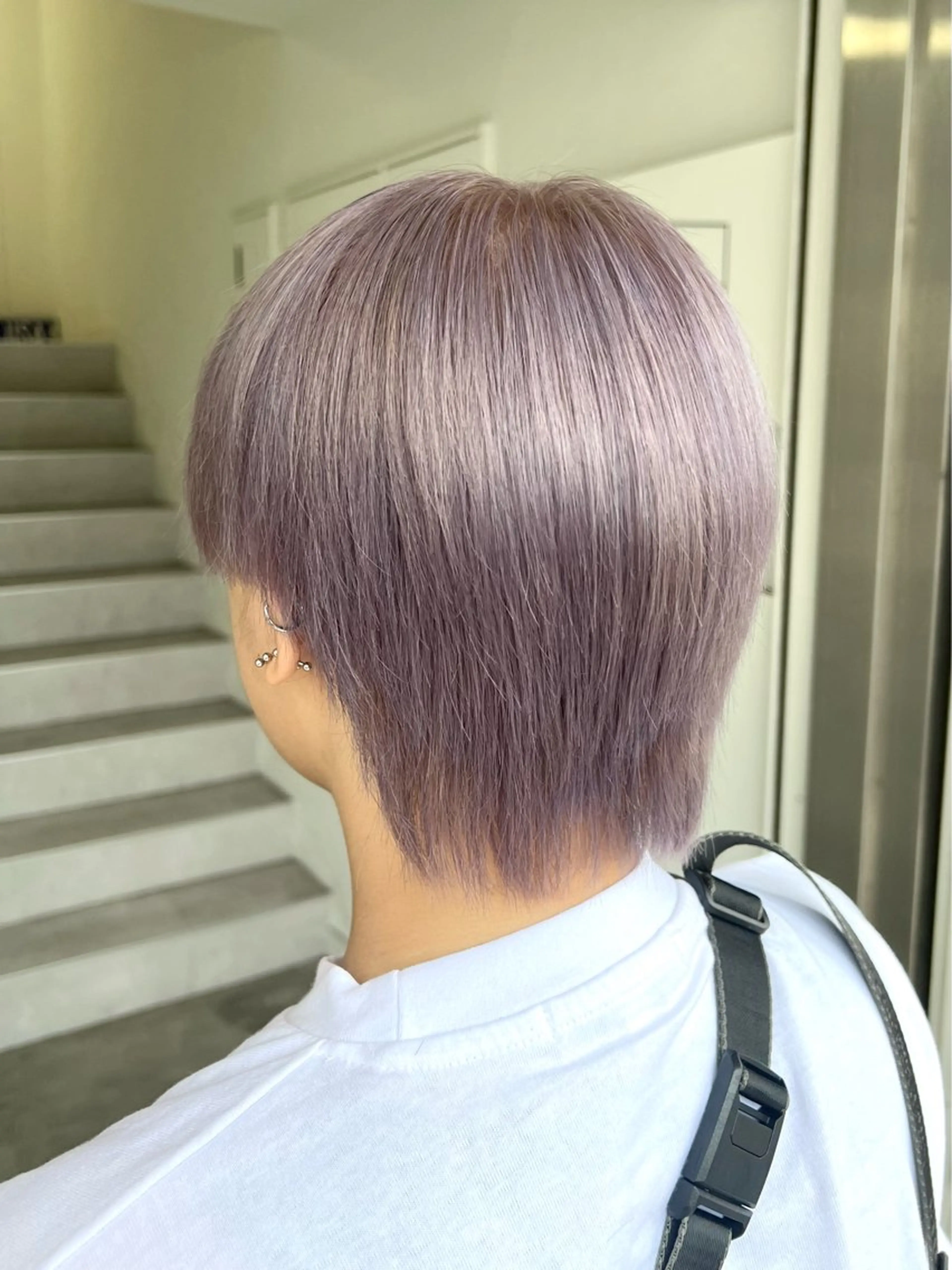 ショート カラー ブリーチ Ami ブリーチ/ハイトーンのヘアスタイル