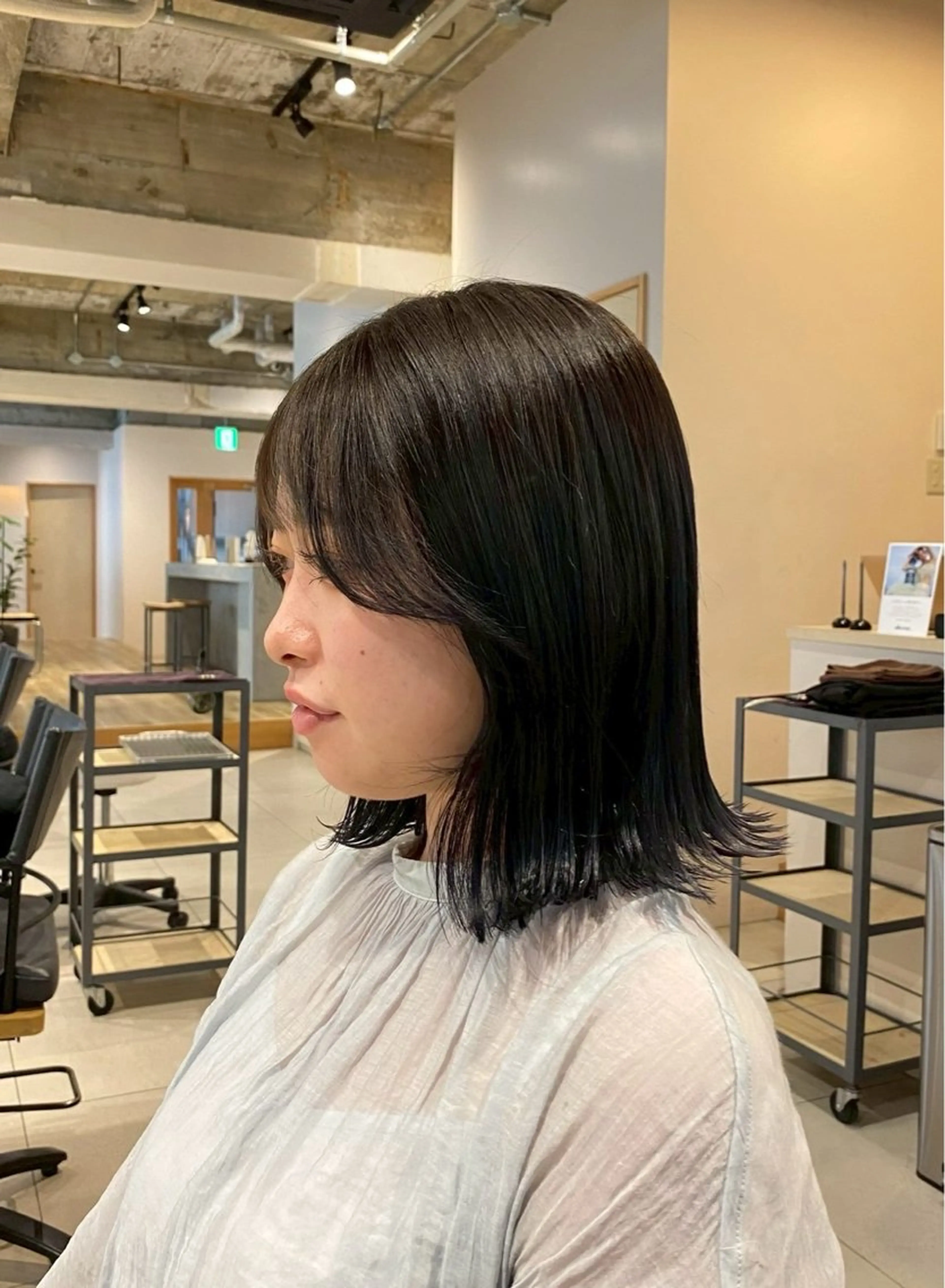 ワンカラー＋炭酸ヘッドスパ🫧(ブロー込み)の写真