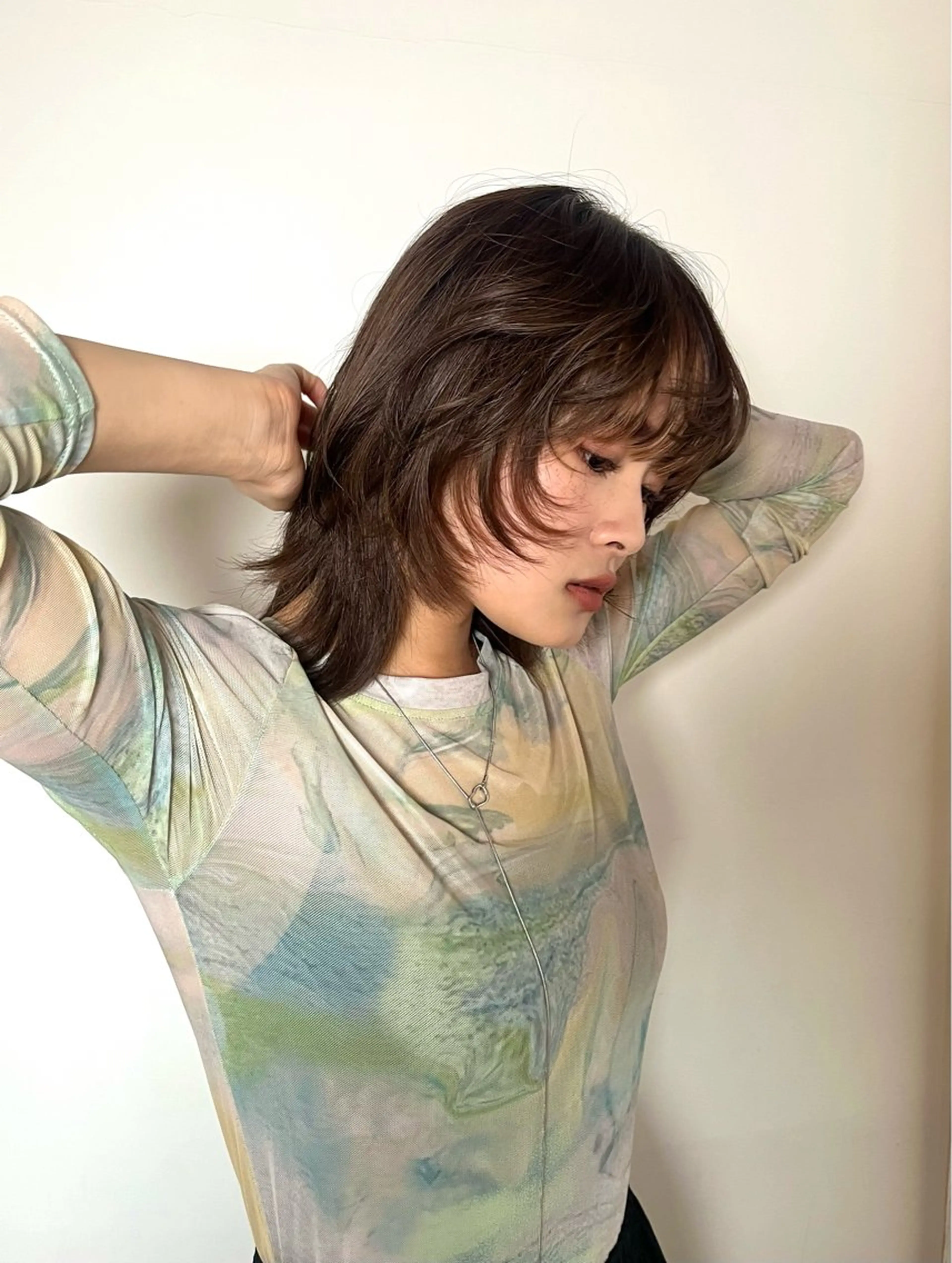 ミディアム 暖色カラー/ダブル カラー/名古屋/辻のヘアスタイル