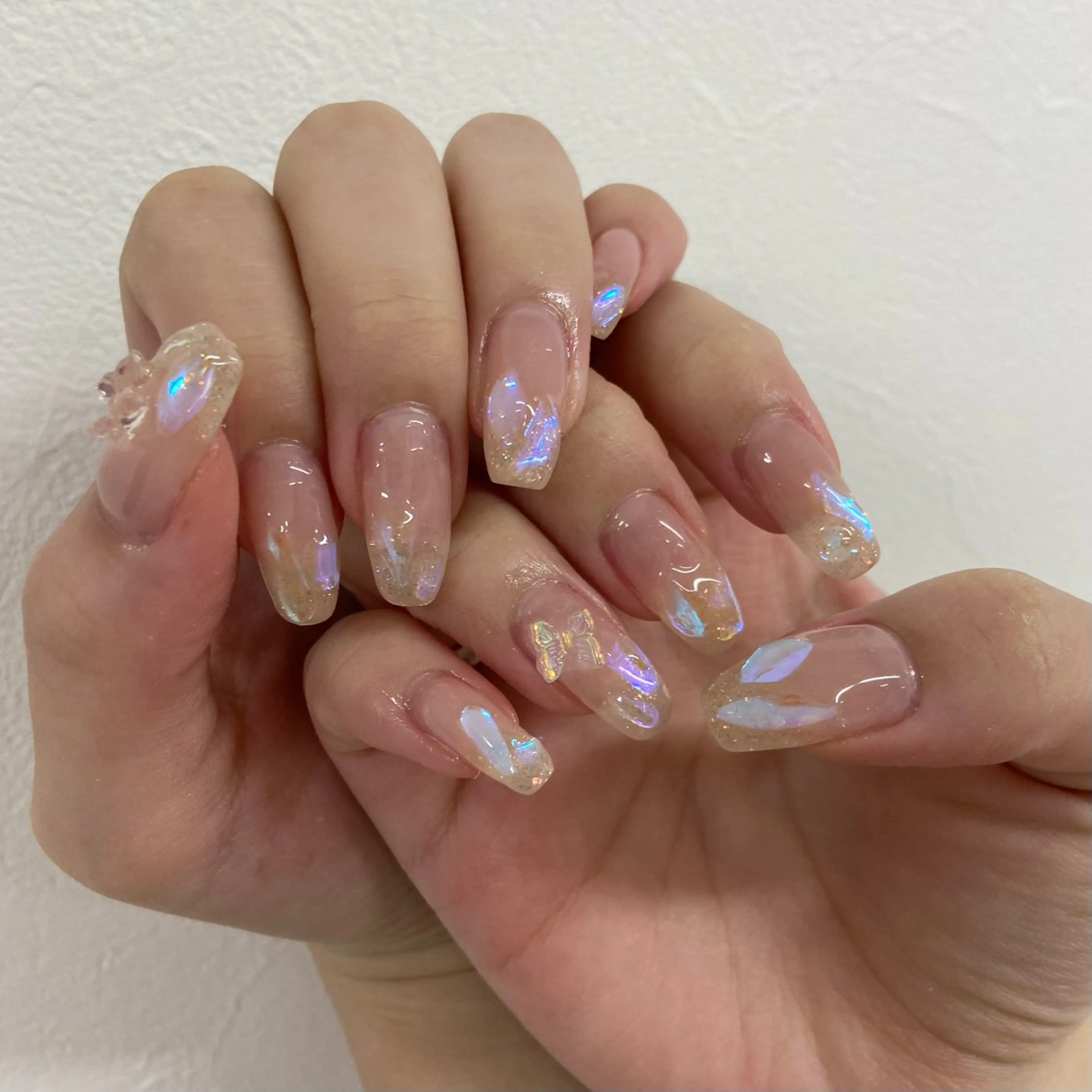 ネイル ハンドネイル HIKARI 4uまつ毛ネイルのネイルデザイン