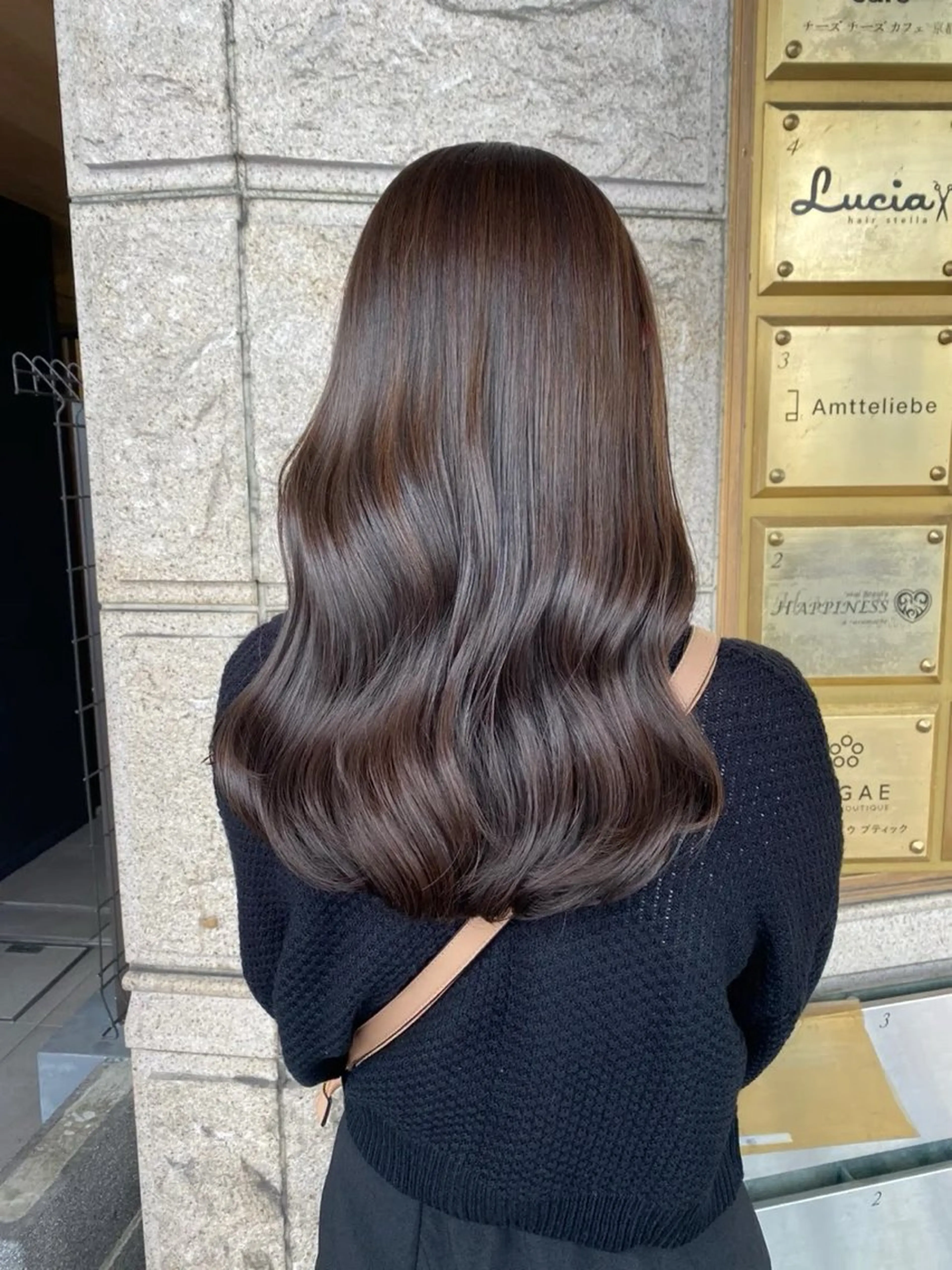 🥞透明感カラー➕髪質改善トリートメントの写真