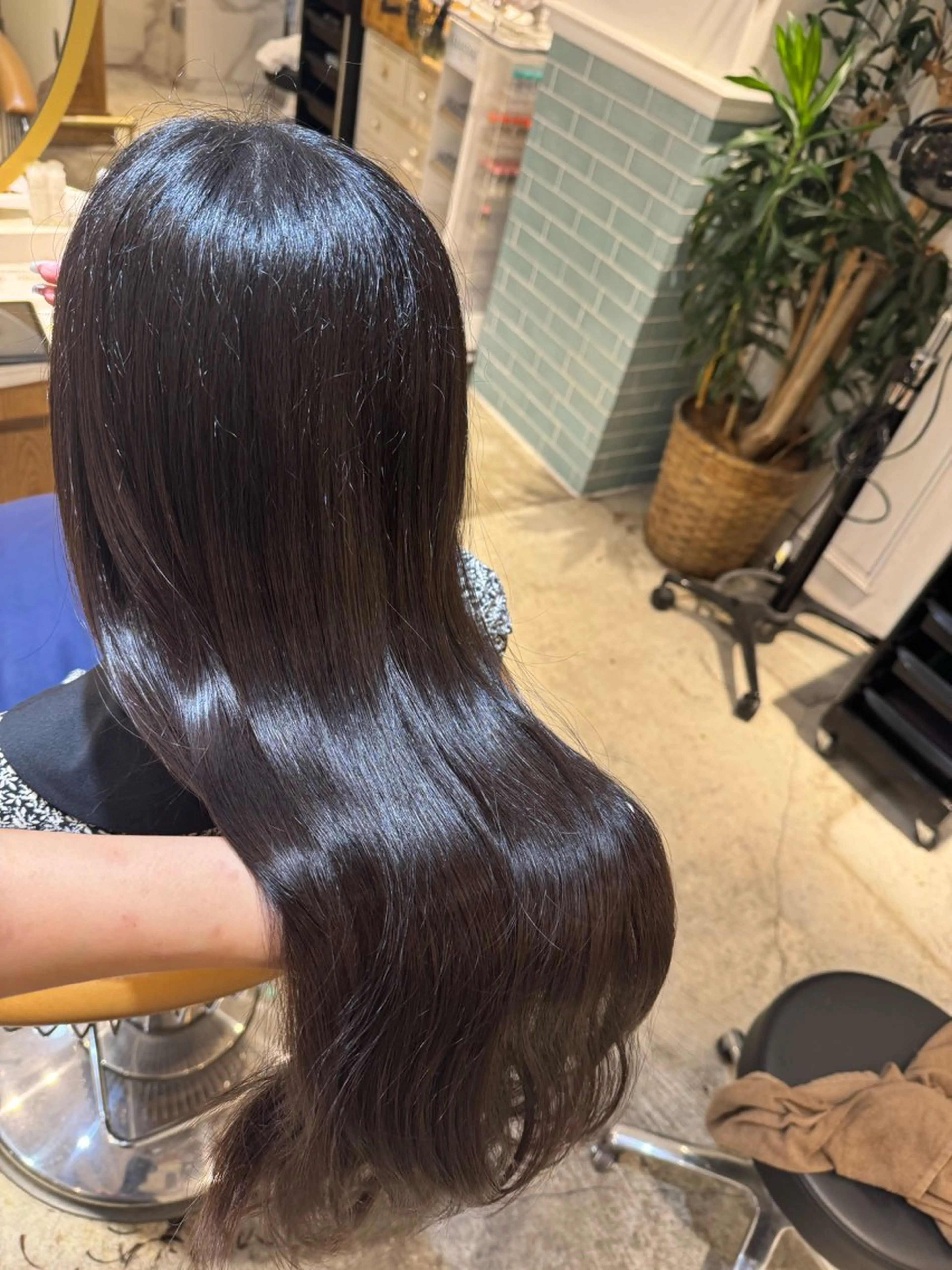 ロング 髪質改善 縮毛矯正 カット ヘアカラー 縮毛矯正 トリートメント ヘアセット 髪質改善/ボブ /韓国/erikoのヘアスタイル