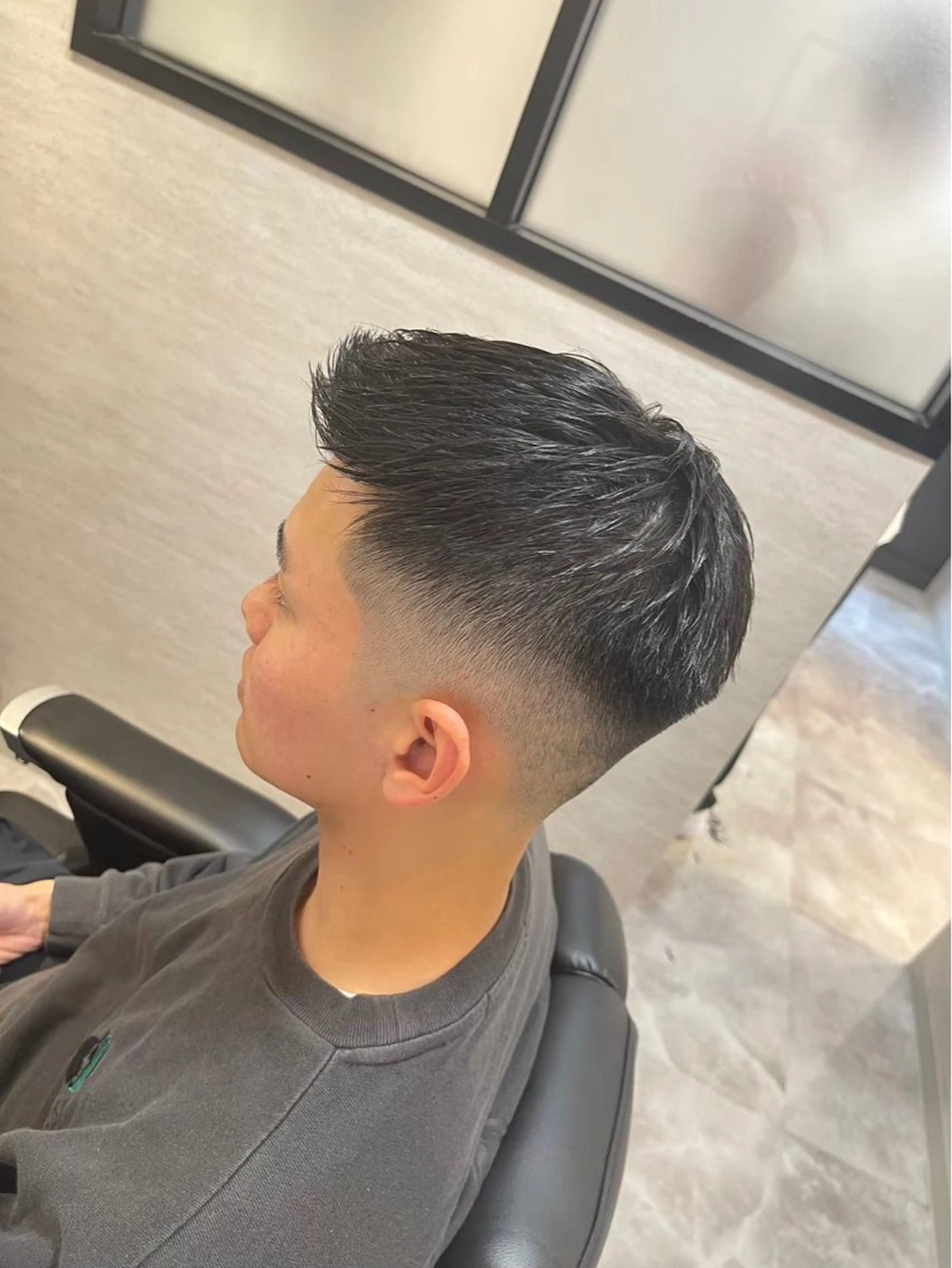 ショート メンズ 小松 奏翔のヘアスタイル