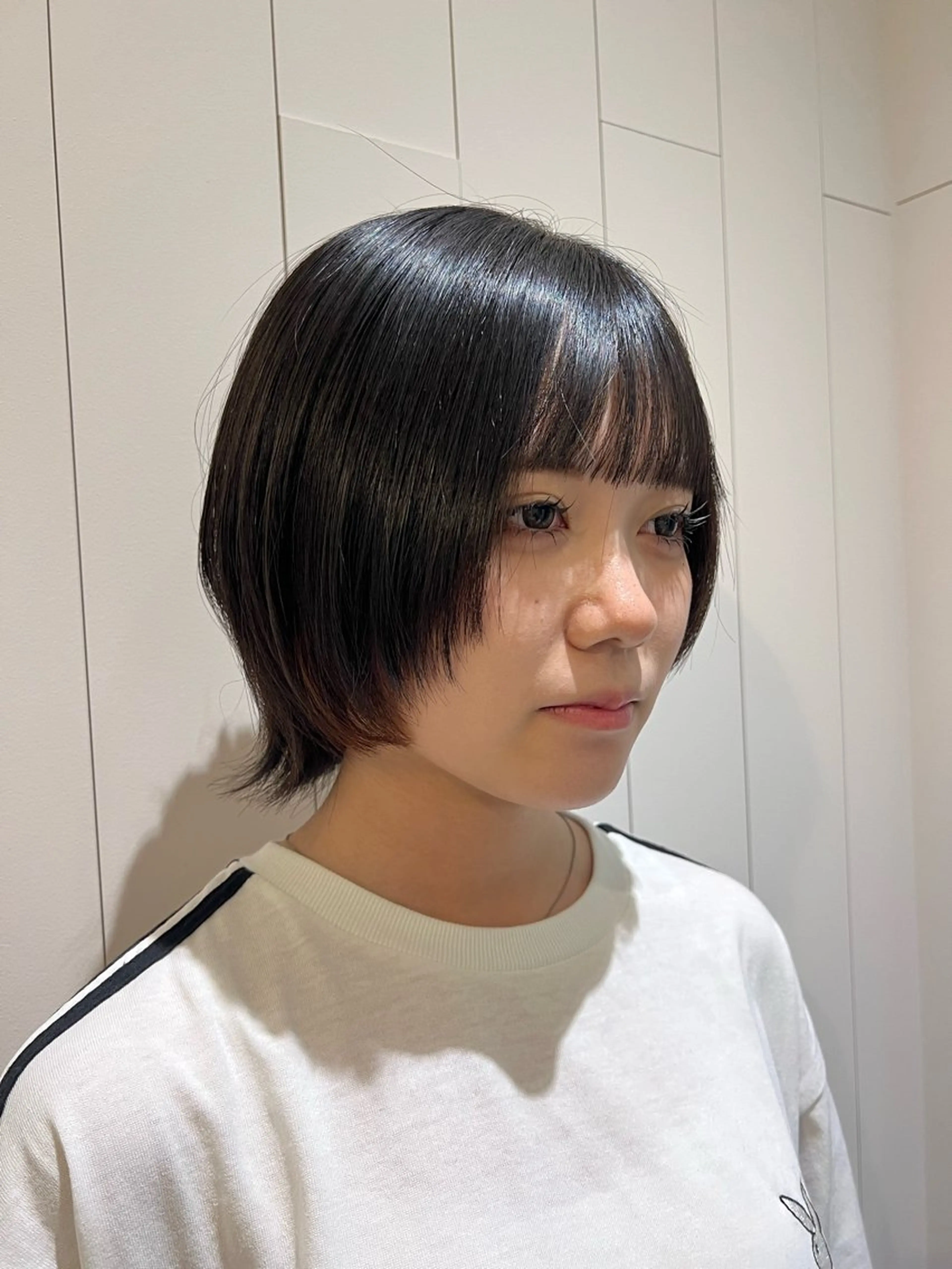 ショート ショートヘア ウルフカット デジタルパーマ募集‪ 平木亜美‪のヘアスタイル