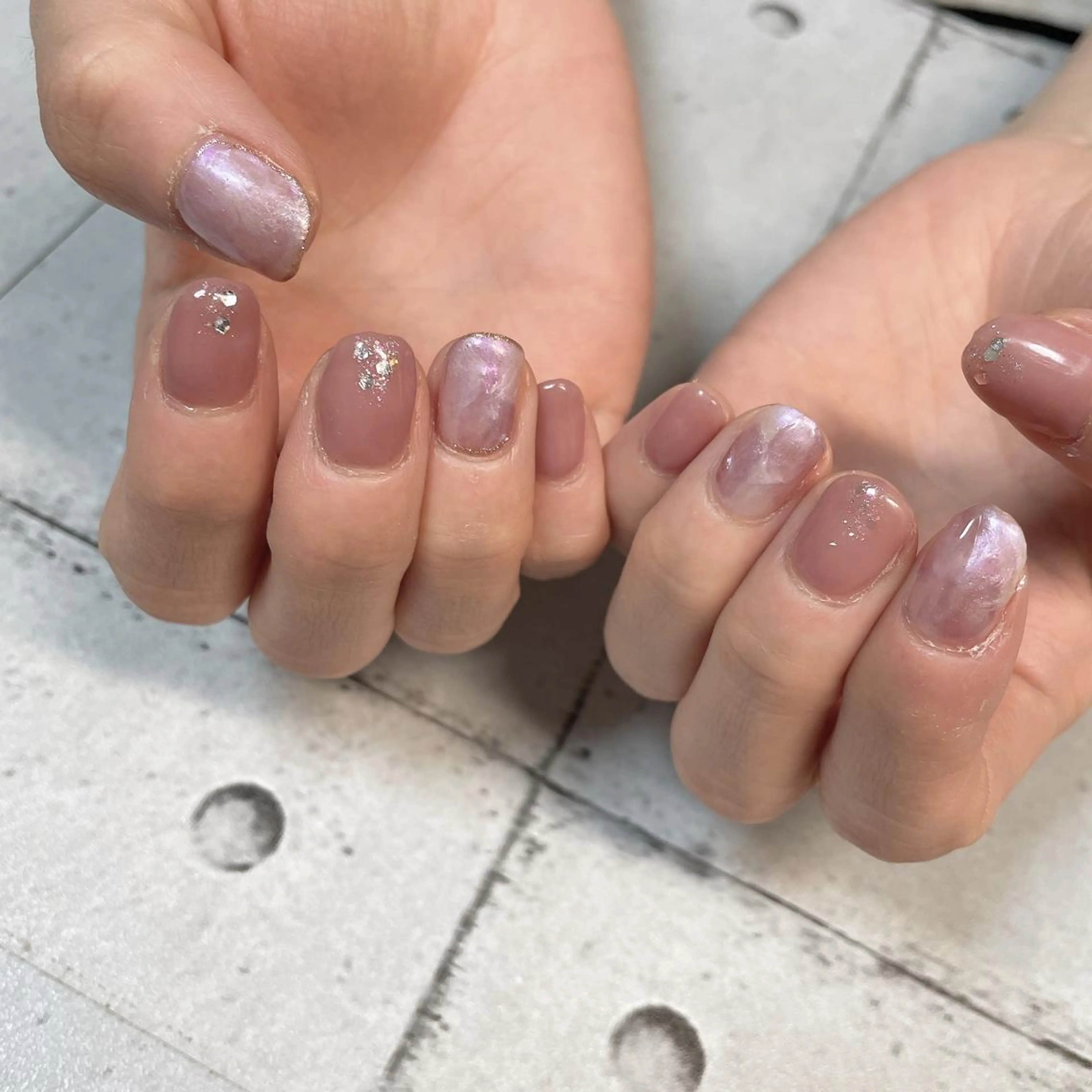 ネイル ラメ(グリッター) Laulii RIKAのネイルデザイン