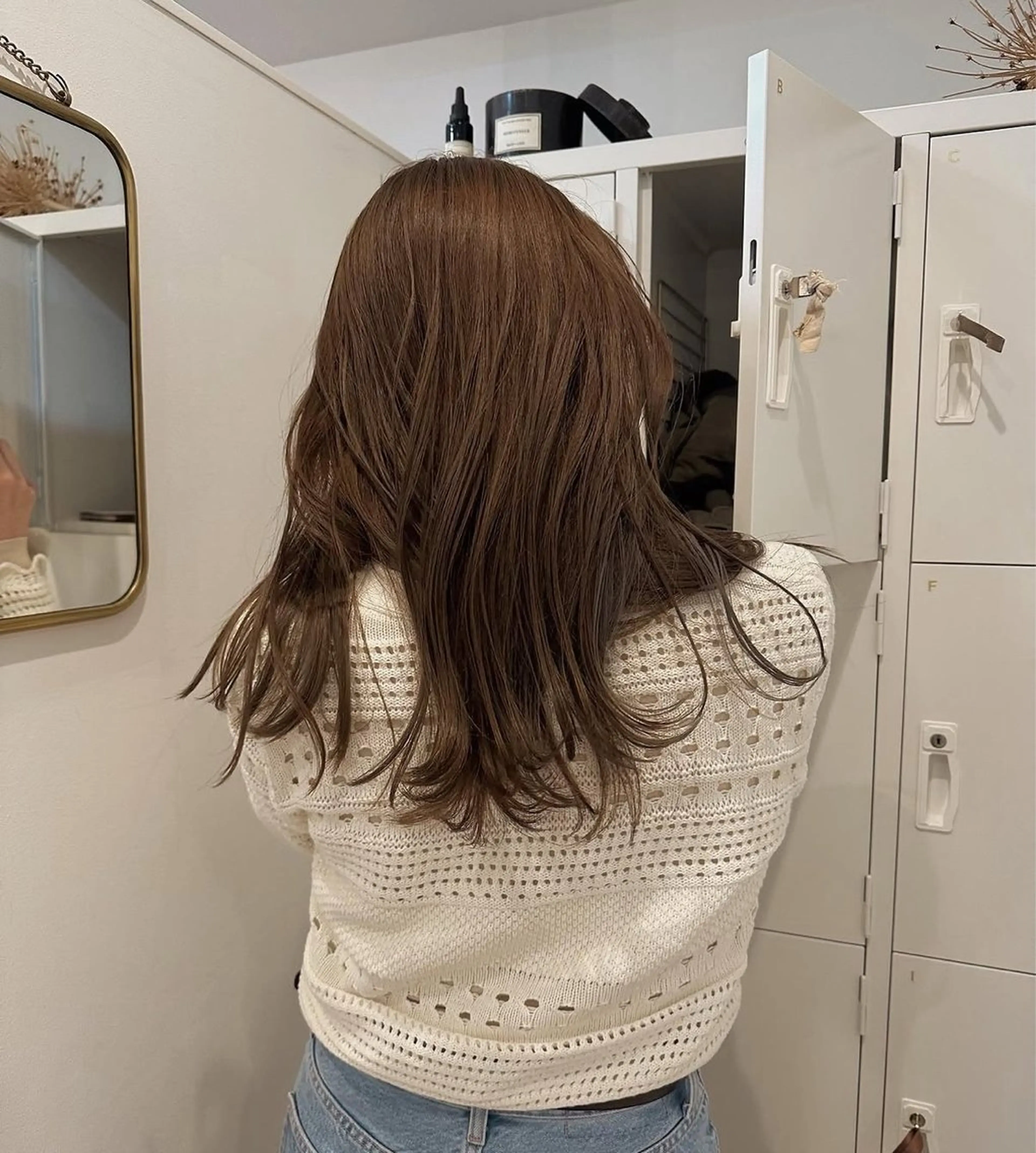 セミロング カラー ブラウンカラー カット ヘアカラー 藤本 泰 / カットモデル様募集中のヘアスタイル