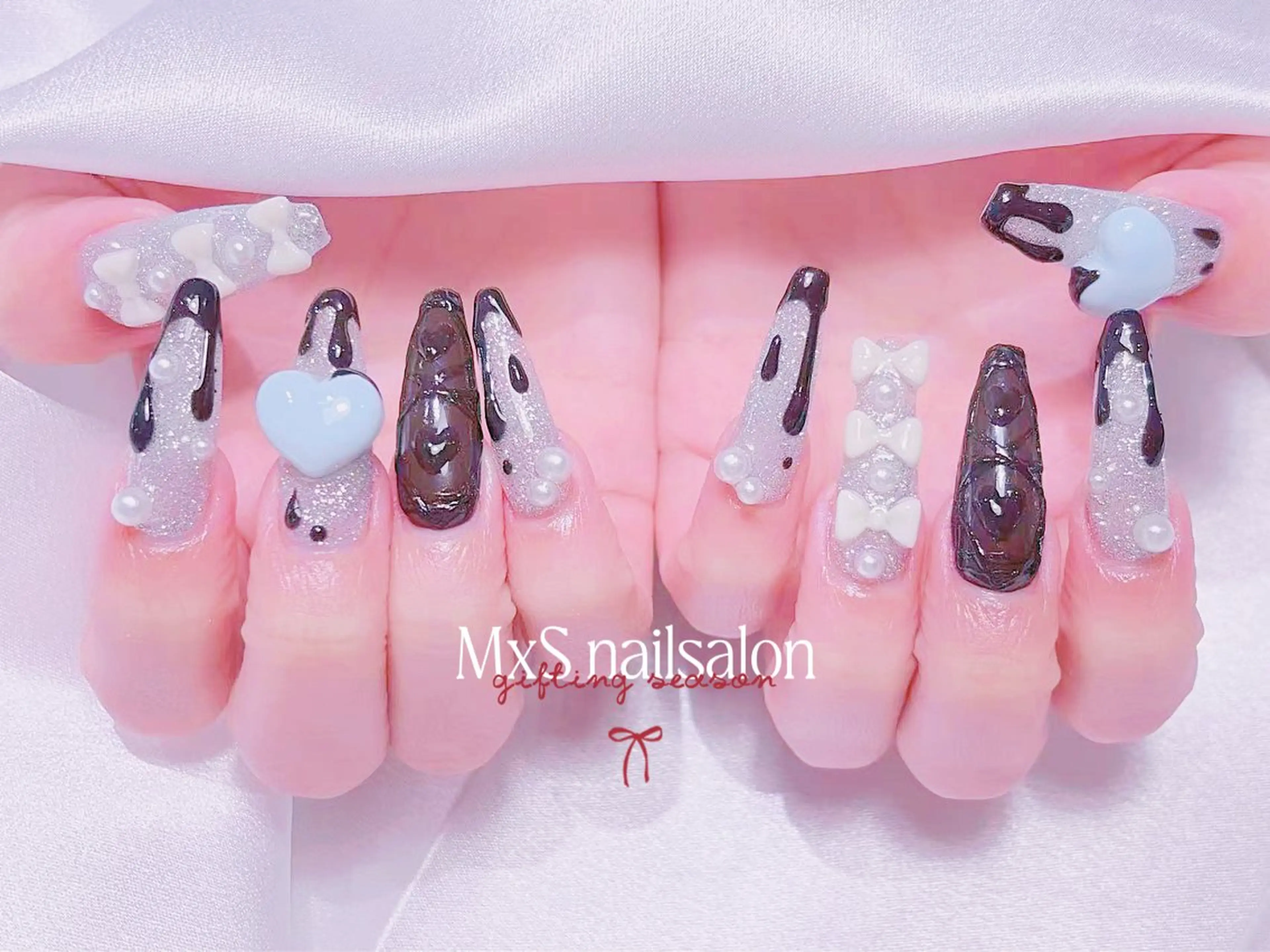 ネイル ハンドネイル 長さだし専門店 M2 rikaのネイルデザイン